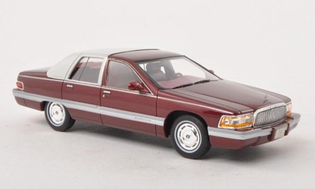 Buick Roadmaster 1/43 GLM red/matt-white 1994 diecast model cars