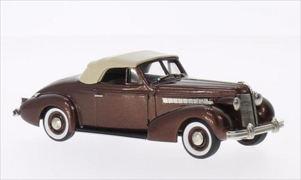 Buick Special 1/43 Brooklin Convertible Coupe M46-C metallic brown/brown 1937 diecast model cars