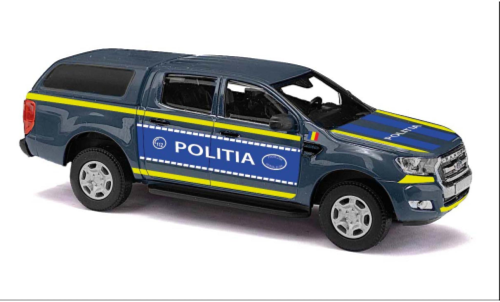 Ford Ranger 1/87 Busch Politia (RO) 2016 diecast model cars