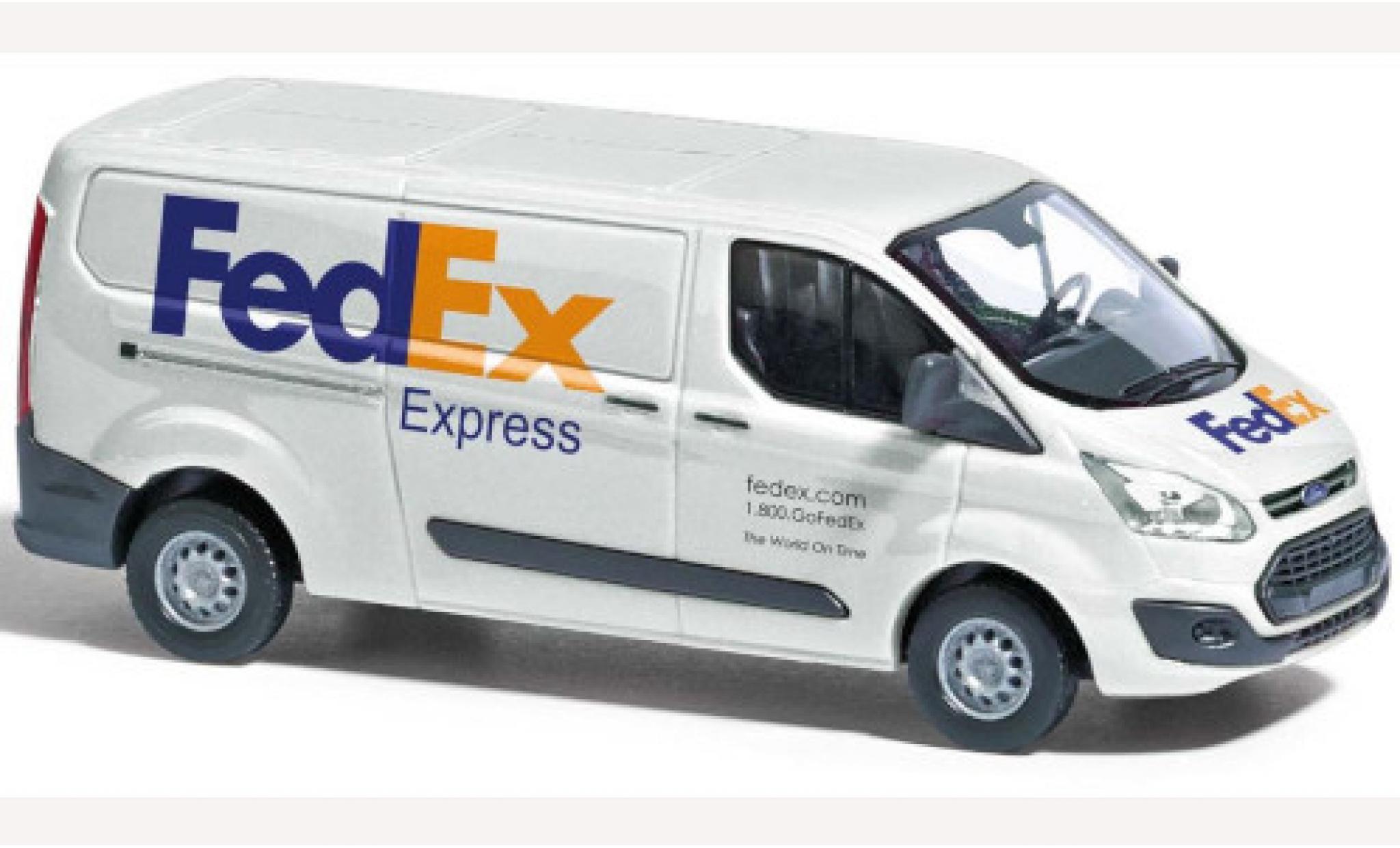 Ford Transit 1/87 Busch Custom Van FedEx 2012 diecast model cars