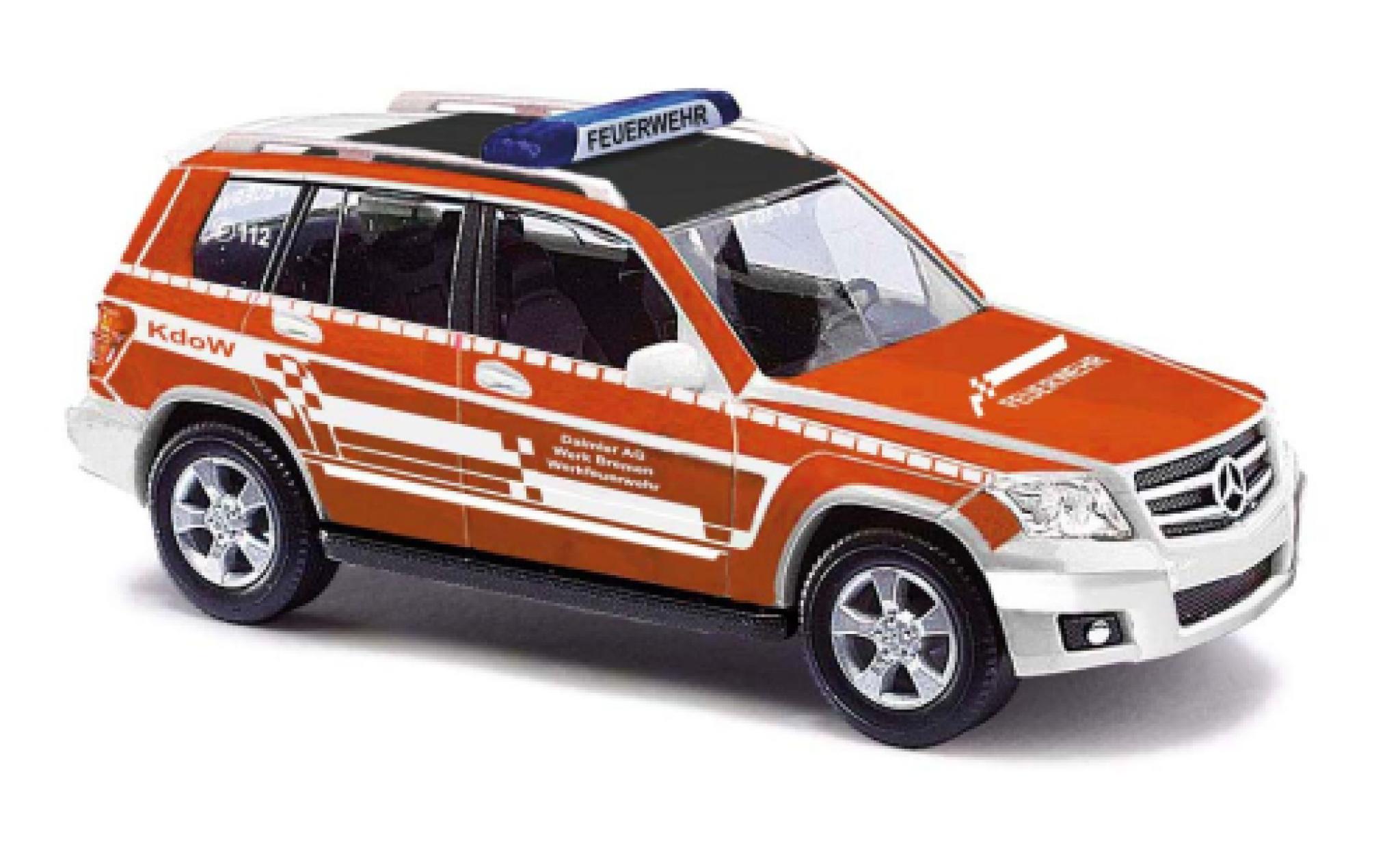 Mercedes Classe G 1/87 Busch GLK-classe Daimler Werkfeuerwehr Bremen 2009 diecast model cars