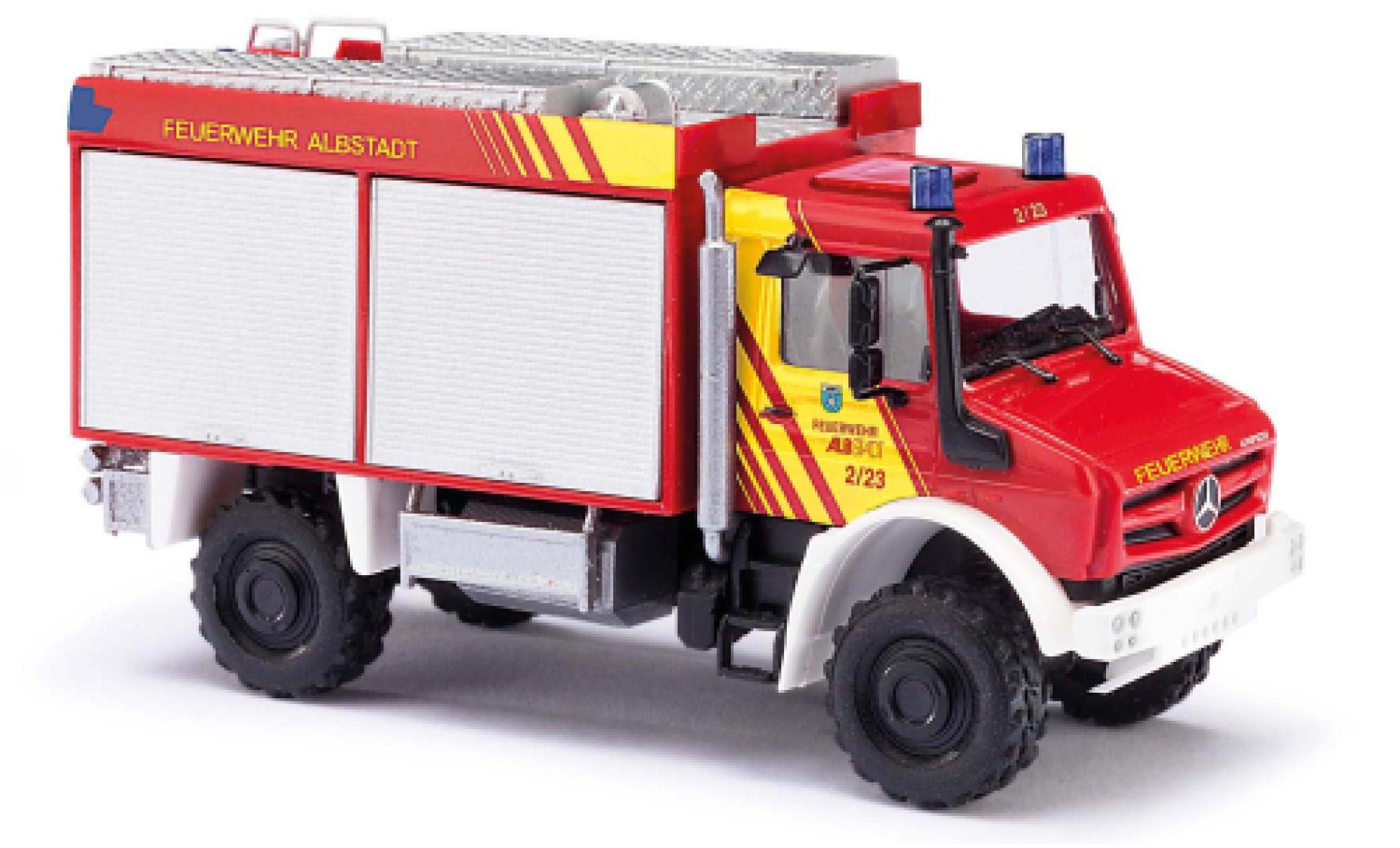 Mercedes Unimog 1/87 Busch U 5023 pompiers Albstadt 2014 diecast model cars
