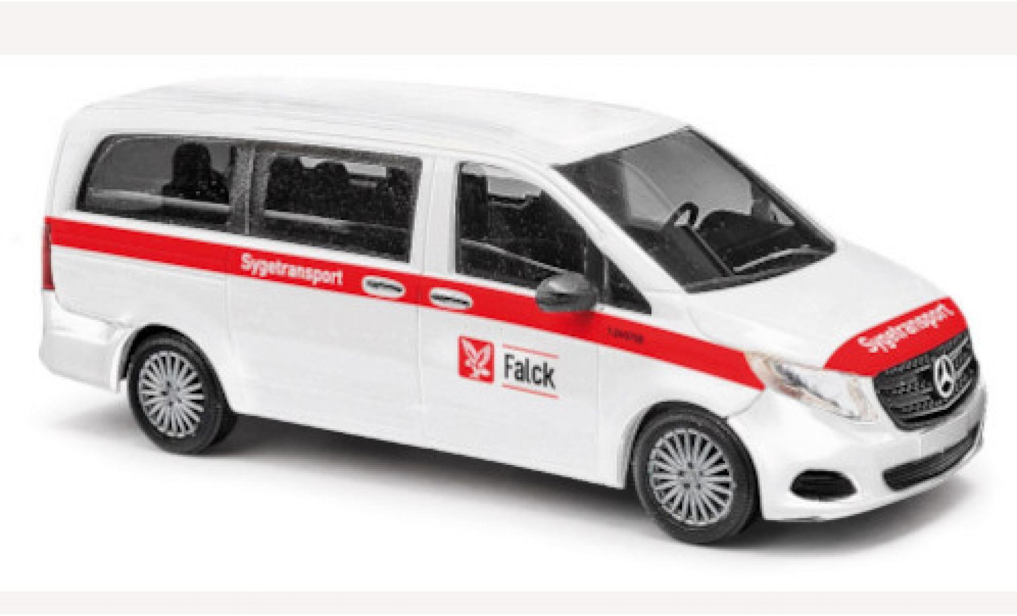 Mercedes CLA 1/87 Busch V-classe services de secours Falck 2014 diecast model cars