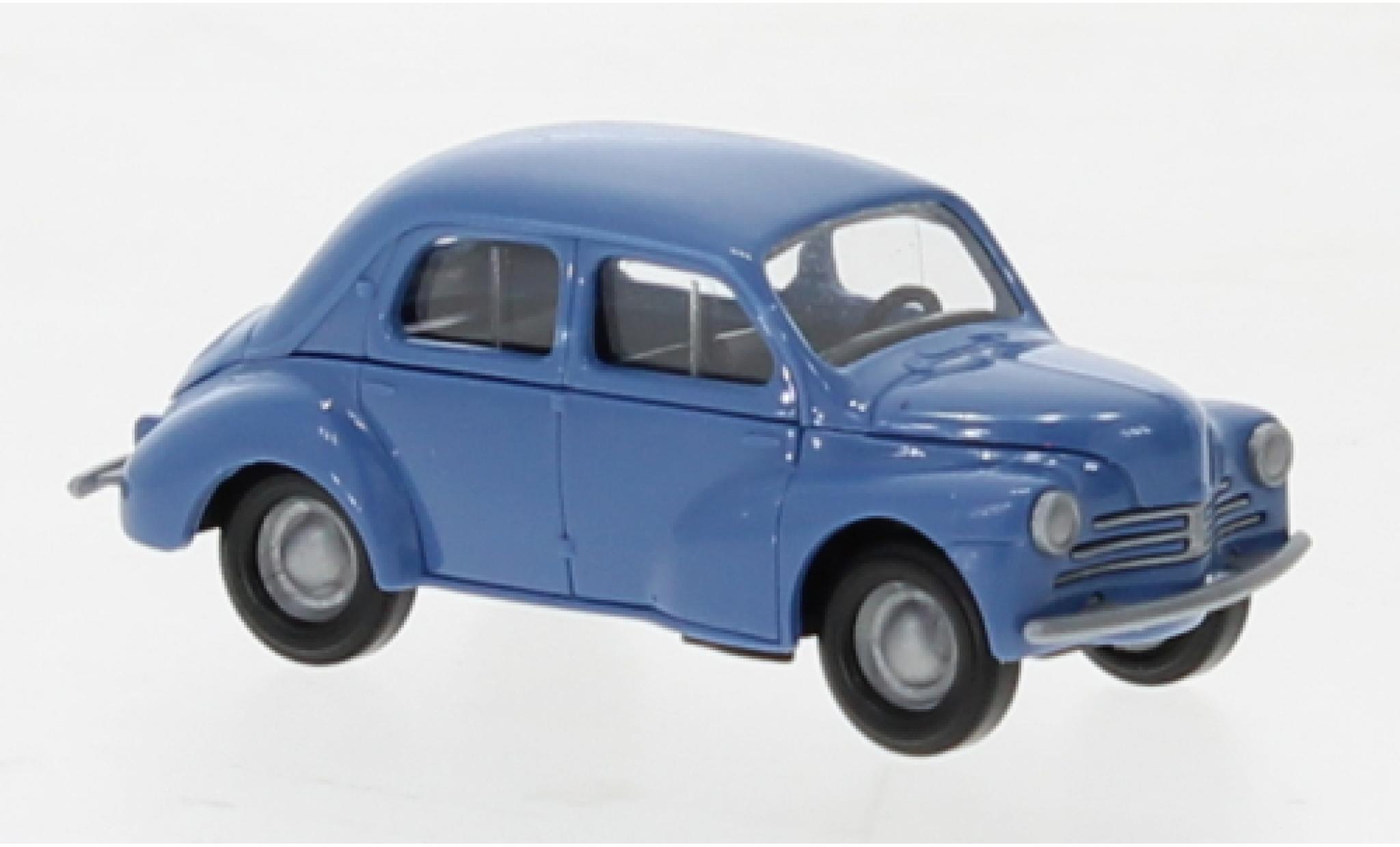 Renault 4CV 1/87 Busch blue 1958 diecast model cars