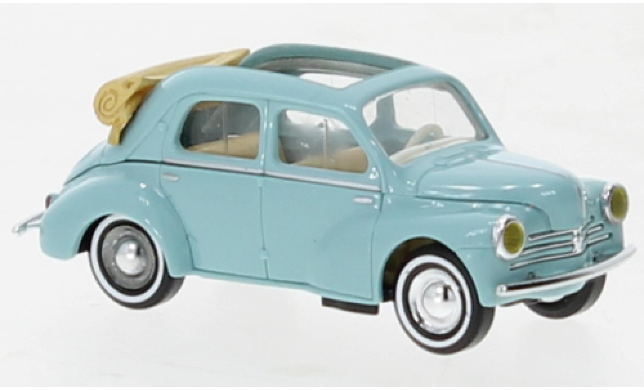 Renault 4CV 1/87 Busch cabriolet la chaux 1954 diecast model cars