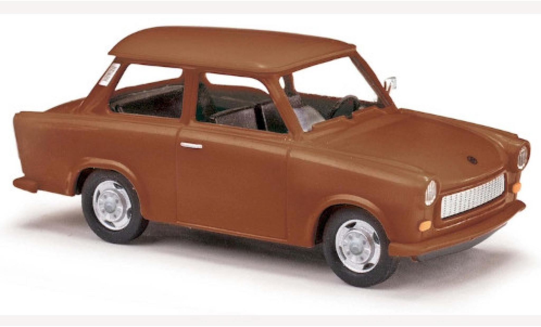 Trabant 601 1/87 Busch brown 1977 diecast model cars