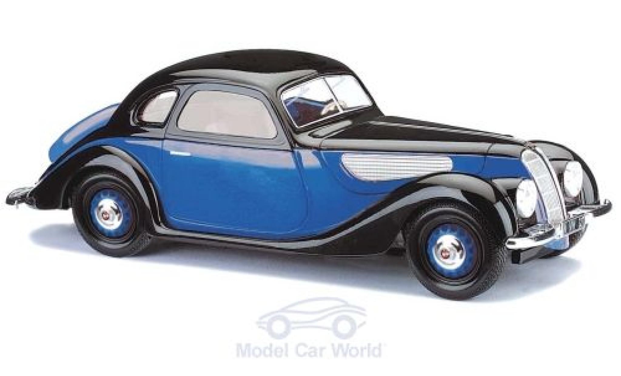 EMW 327 1/87 Busch Coupe blue/black 1952 diecast model cars