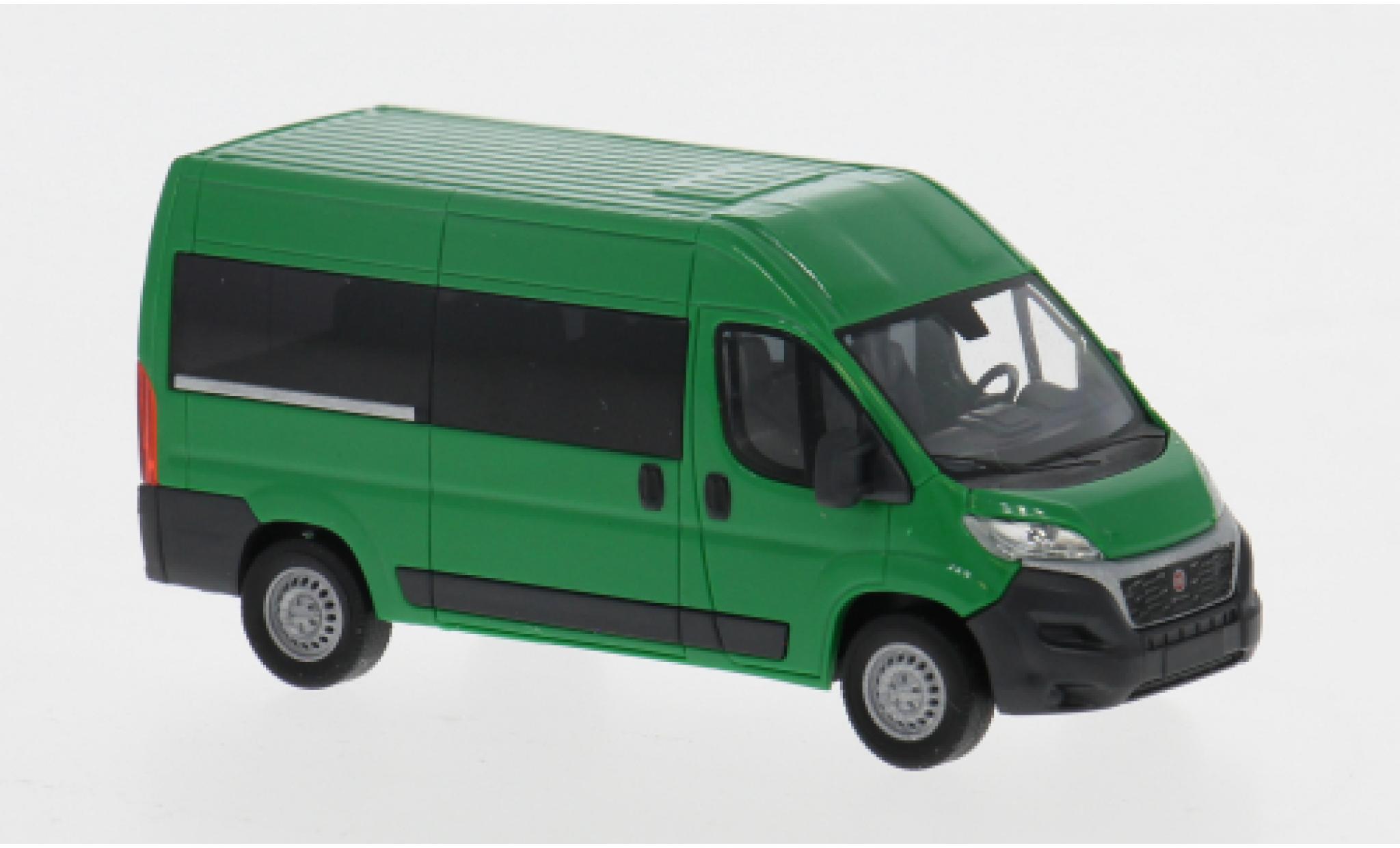 Fiat Ducato 1/87 Busch Bus green 2014 1:87 diecast model cars