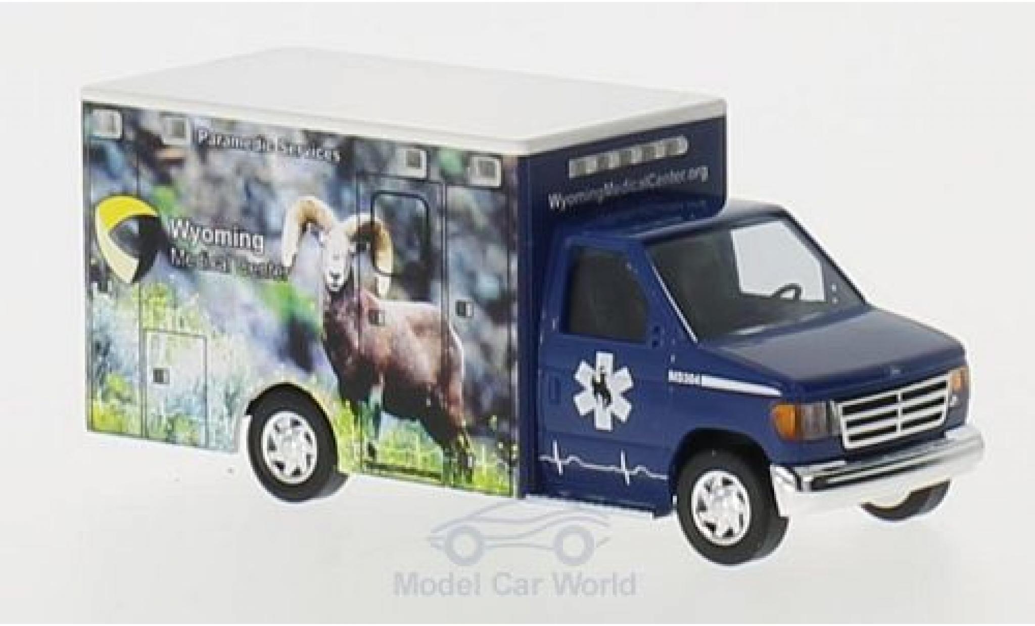 Ford E350 1/87 Busch E-350 Wyoming Medical Center diecast model cars