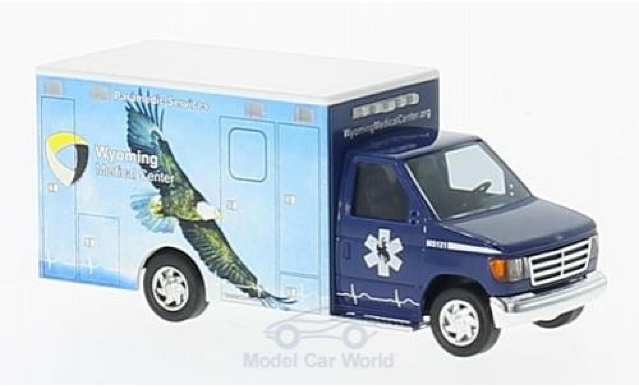 Ford E350 1/87 Busch E-350 Wyoming Medical Center 1992 Adler diecast model cars