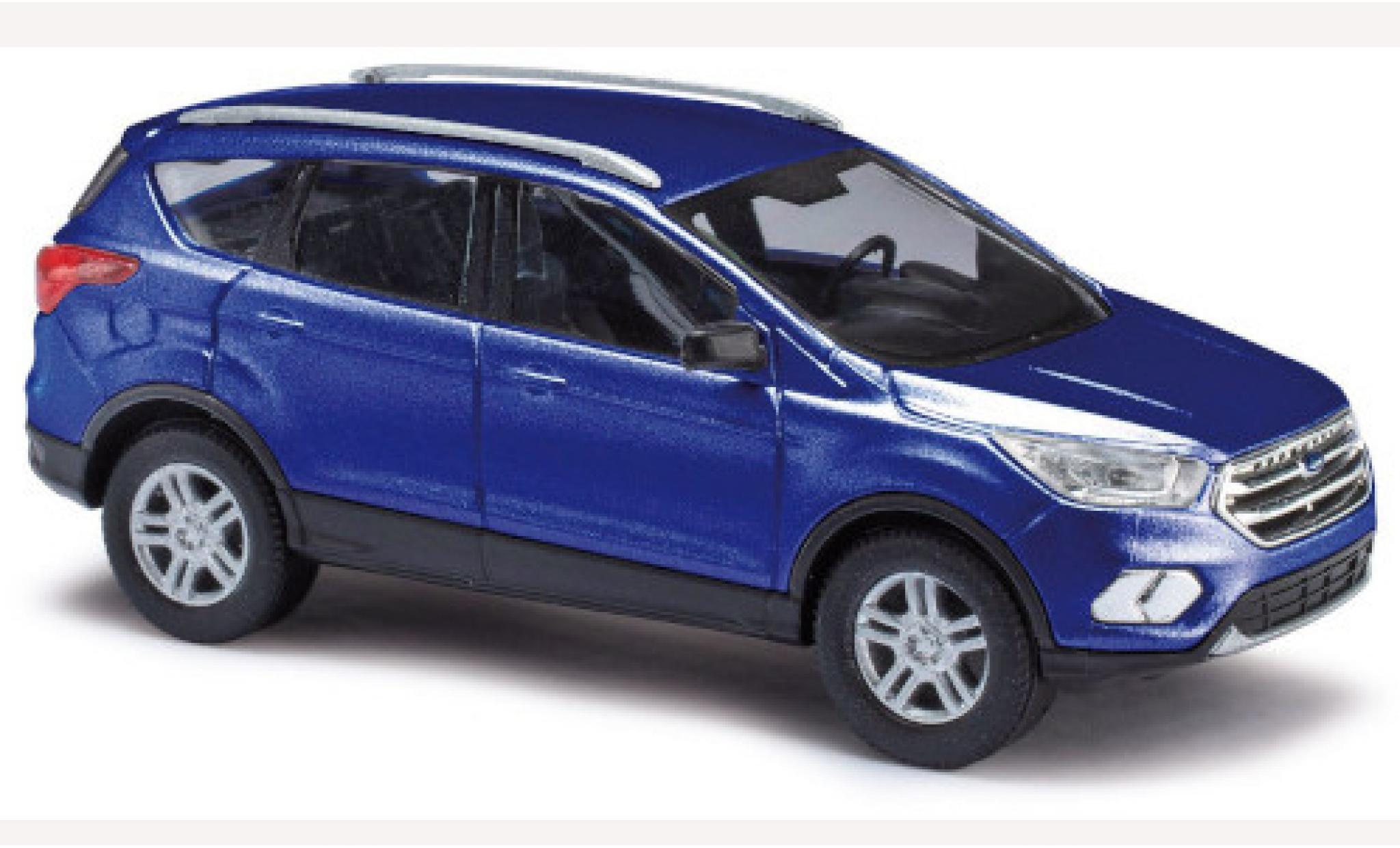Ford Kuga 1/87 Busch metallic blue 2017 diecast model cars