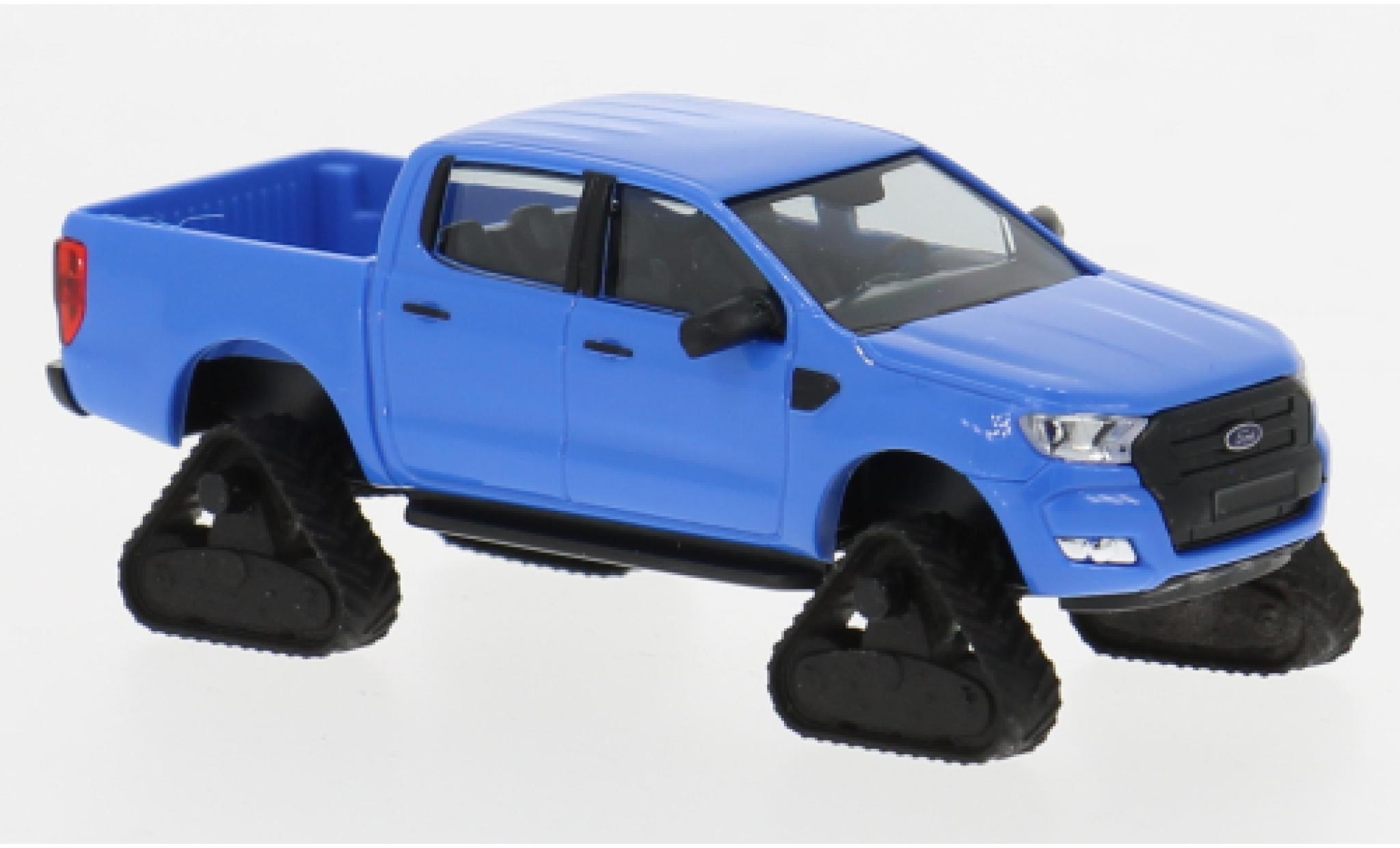 Ford Ranger 1/87 Busch blue 2016 1:87 diecast model cars