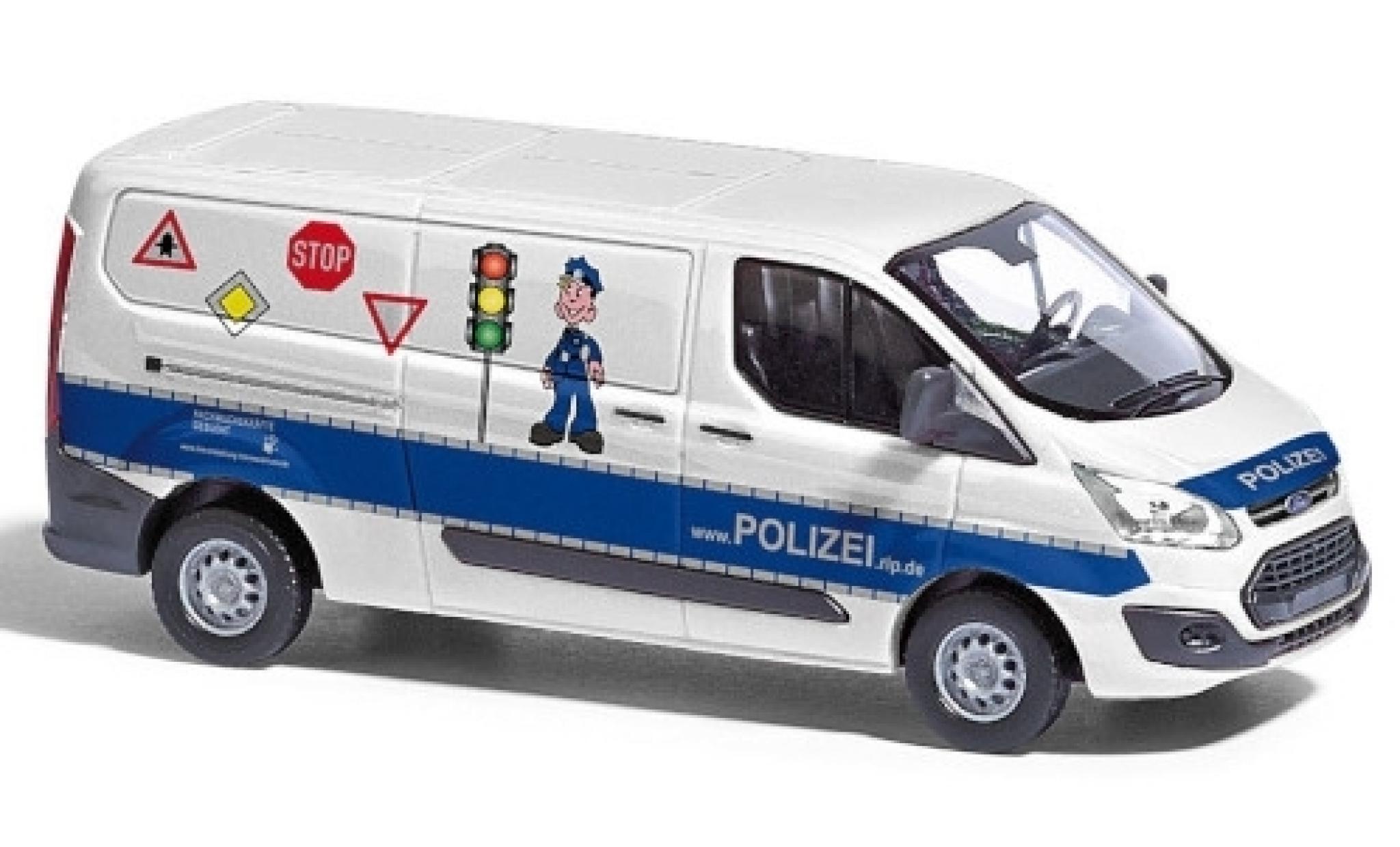 Ford Transit 1/87 Busch Custom Bus Police Verkehrssicherheitsberatung 2012 diecast model cars