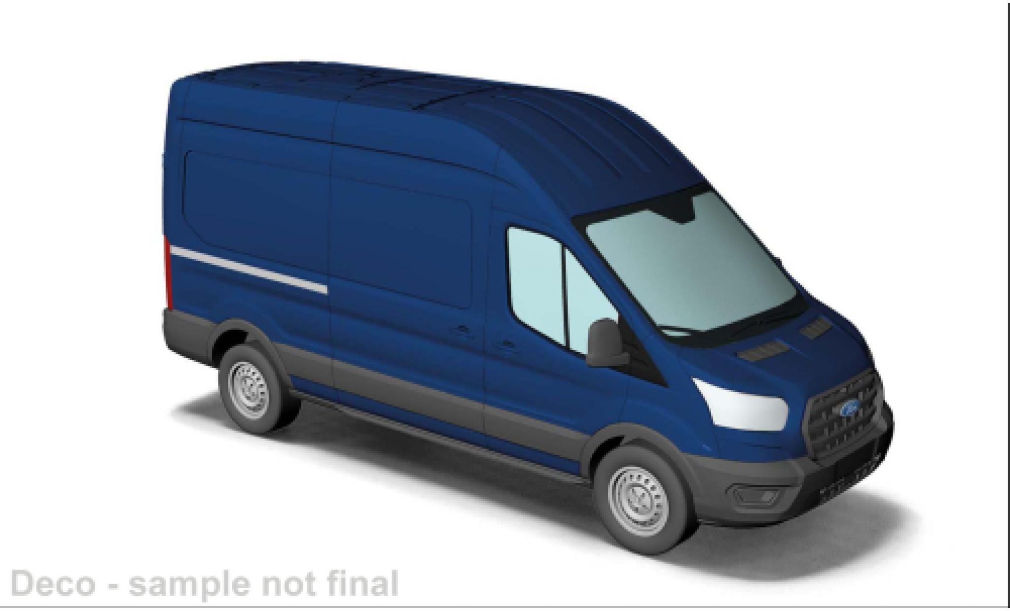 Ford Transit 1/87 Busch Kasten blue 2014 1:87 diecast model cars