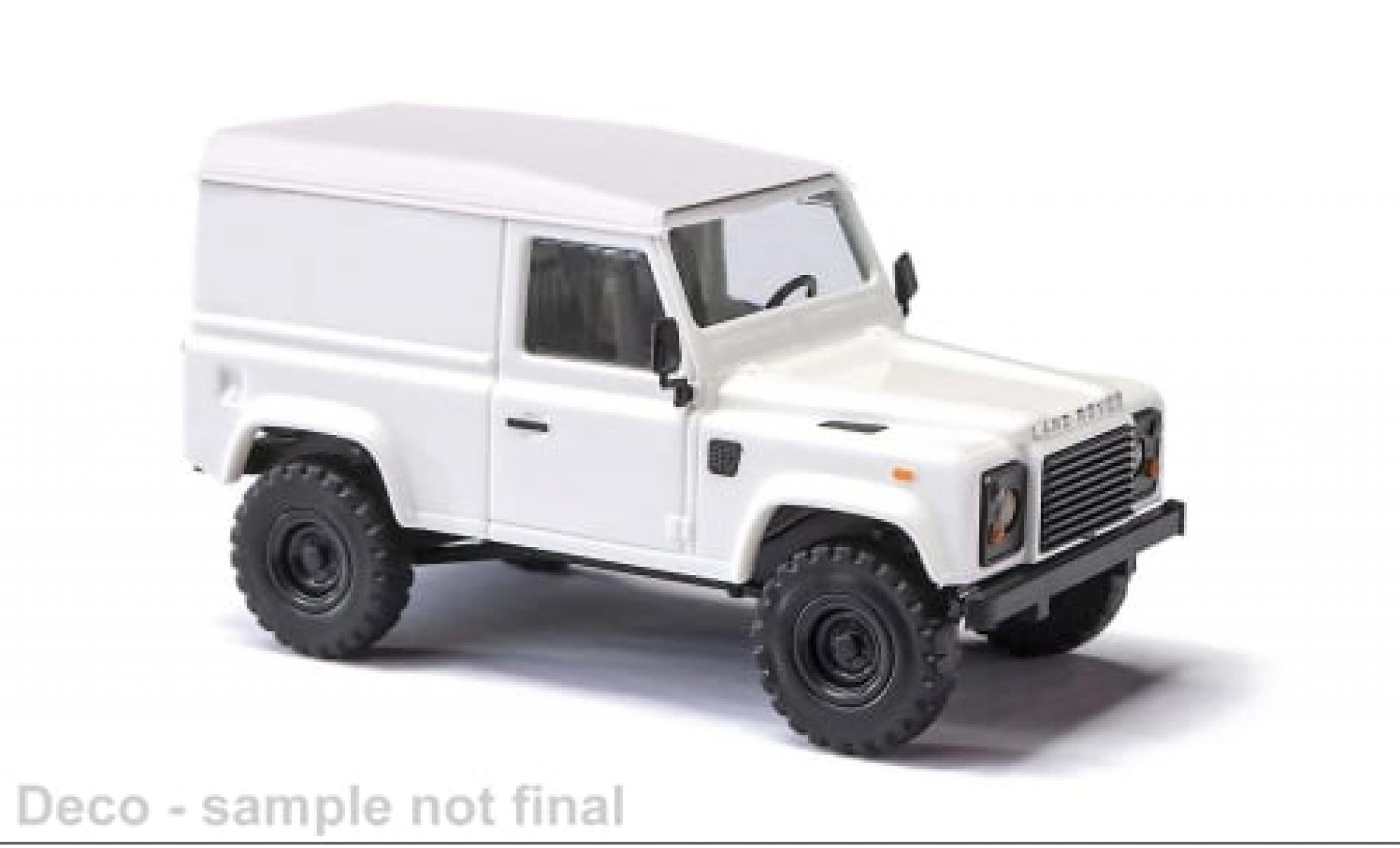 Land Rover Defender 1/87 Busch 90 Kasten white 1983 1:87 diecast model cars