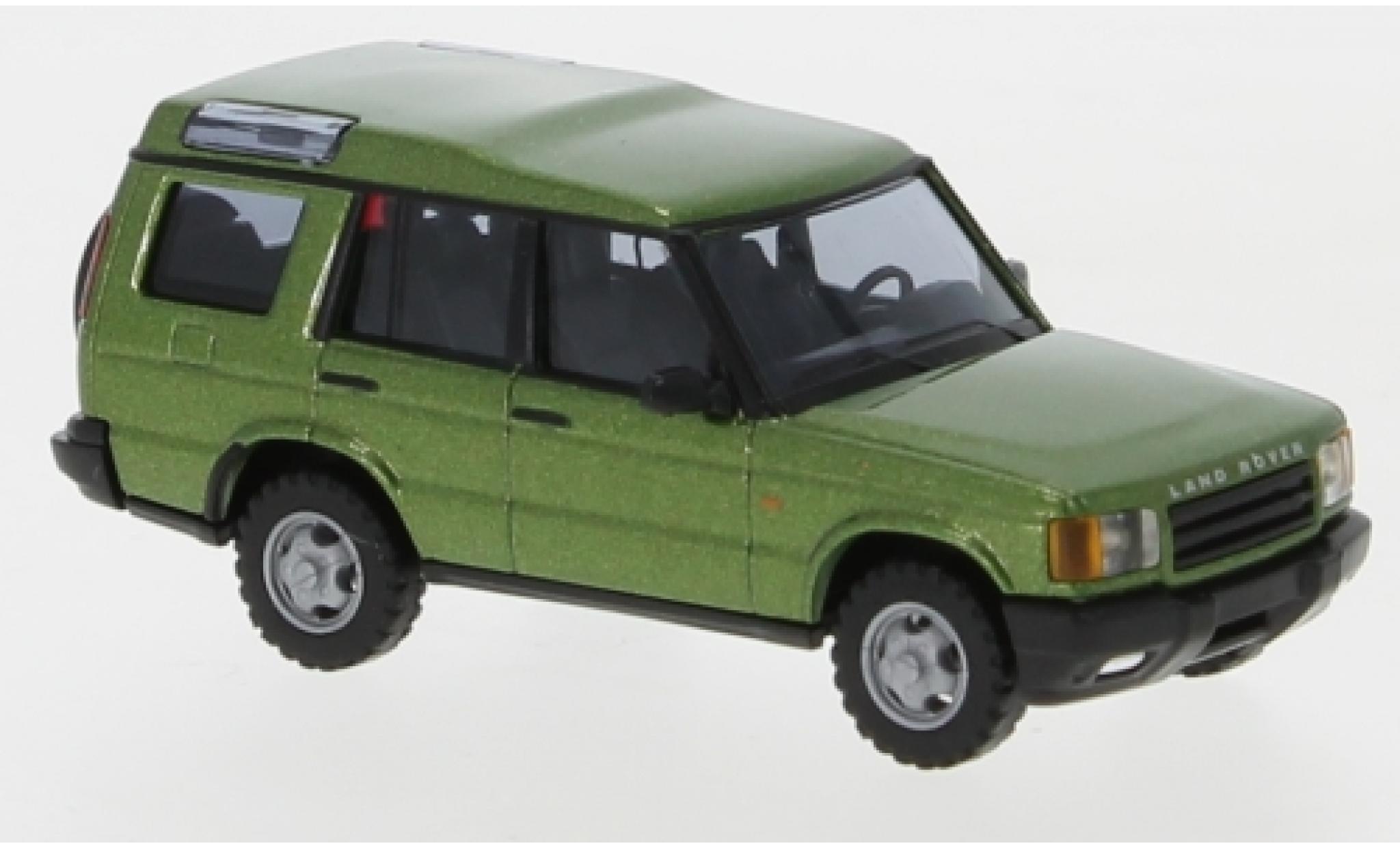 Land Rover Discovery 1/87 Busch metallic green diecast model cars