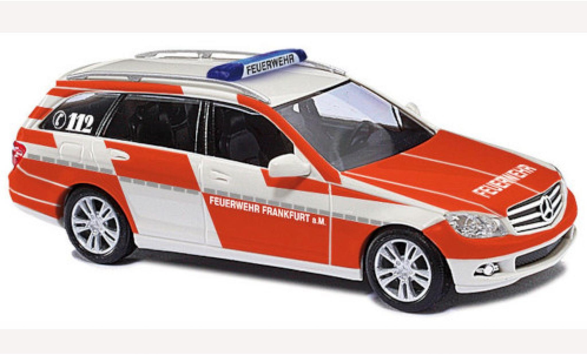 Mercedes Classe C 1/87 Busch T-Modell Fire brigade Frankfurt / Main 2006 diecast model cars