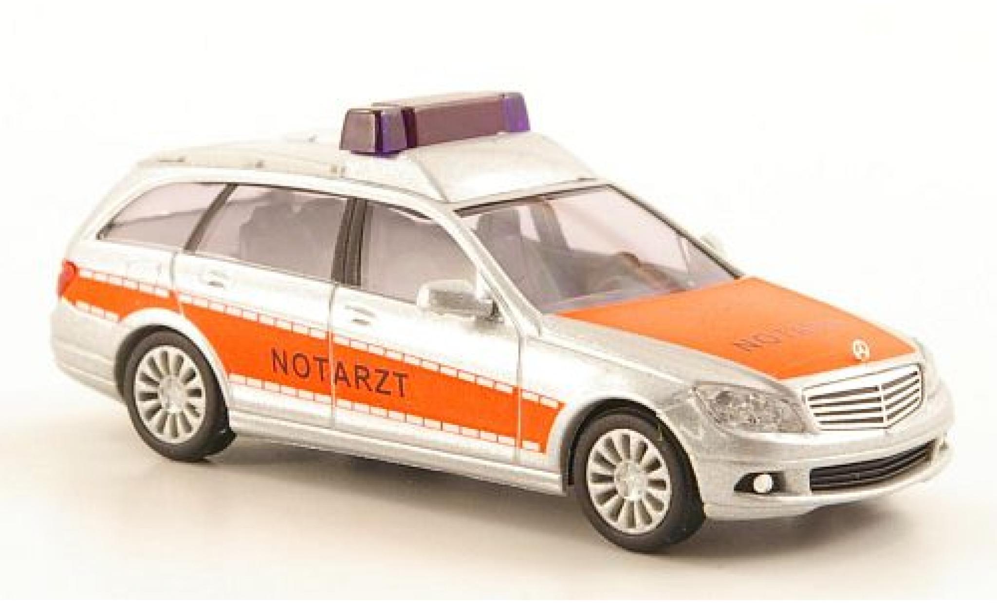 Mercedes Classe C 1/87 Busch T-Modell (S204) Notarzt diecast model cars