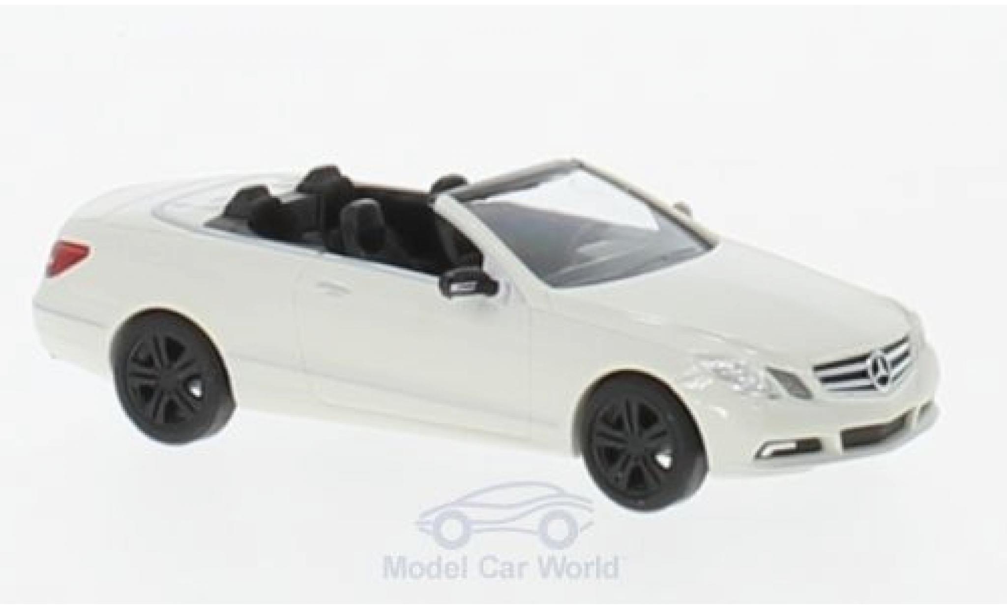 Mercedes Classe E 1/87 Busch Convertible Sport (A 207) white 2010 diecast model cars