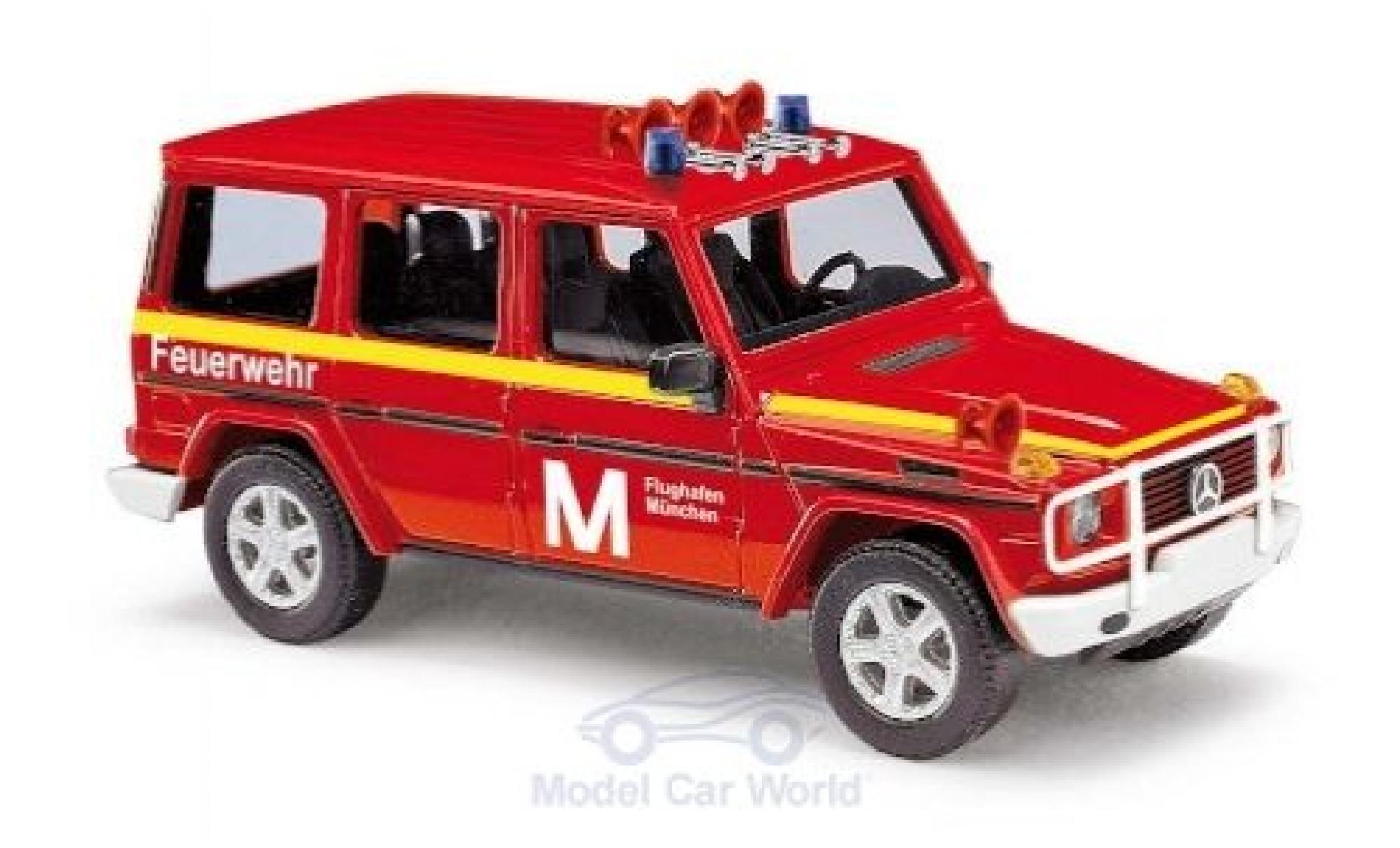 Mercedes Classe G 1/87 Busch Fire brigade Flughafen M&uuml;nchen 1990 diecast model cars