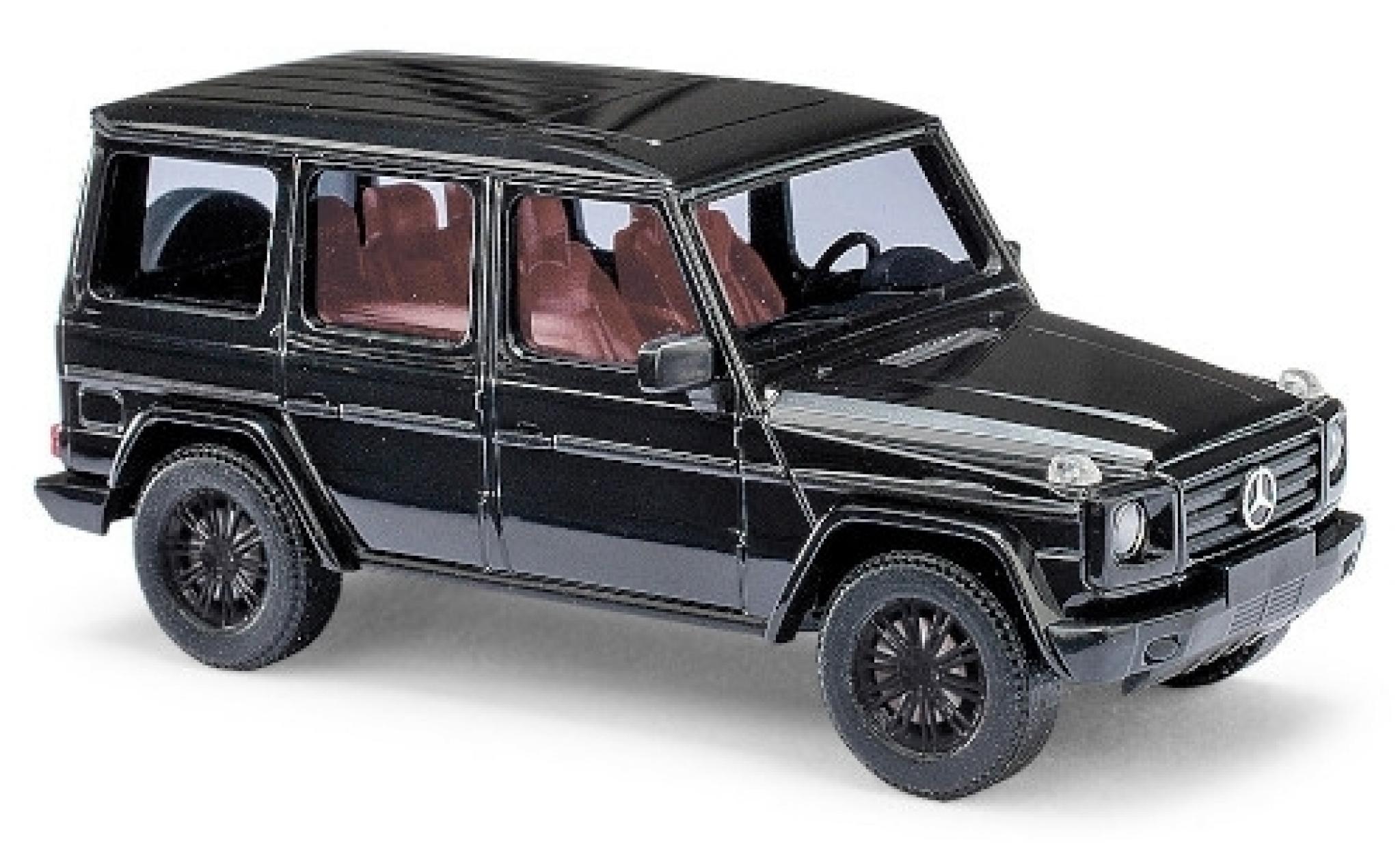 Mercedes Classe G 1/87 Busch (W463) metallic black 2008 Black Edition diecast model cars