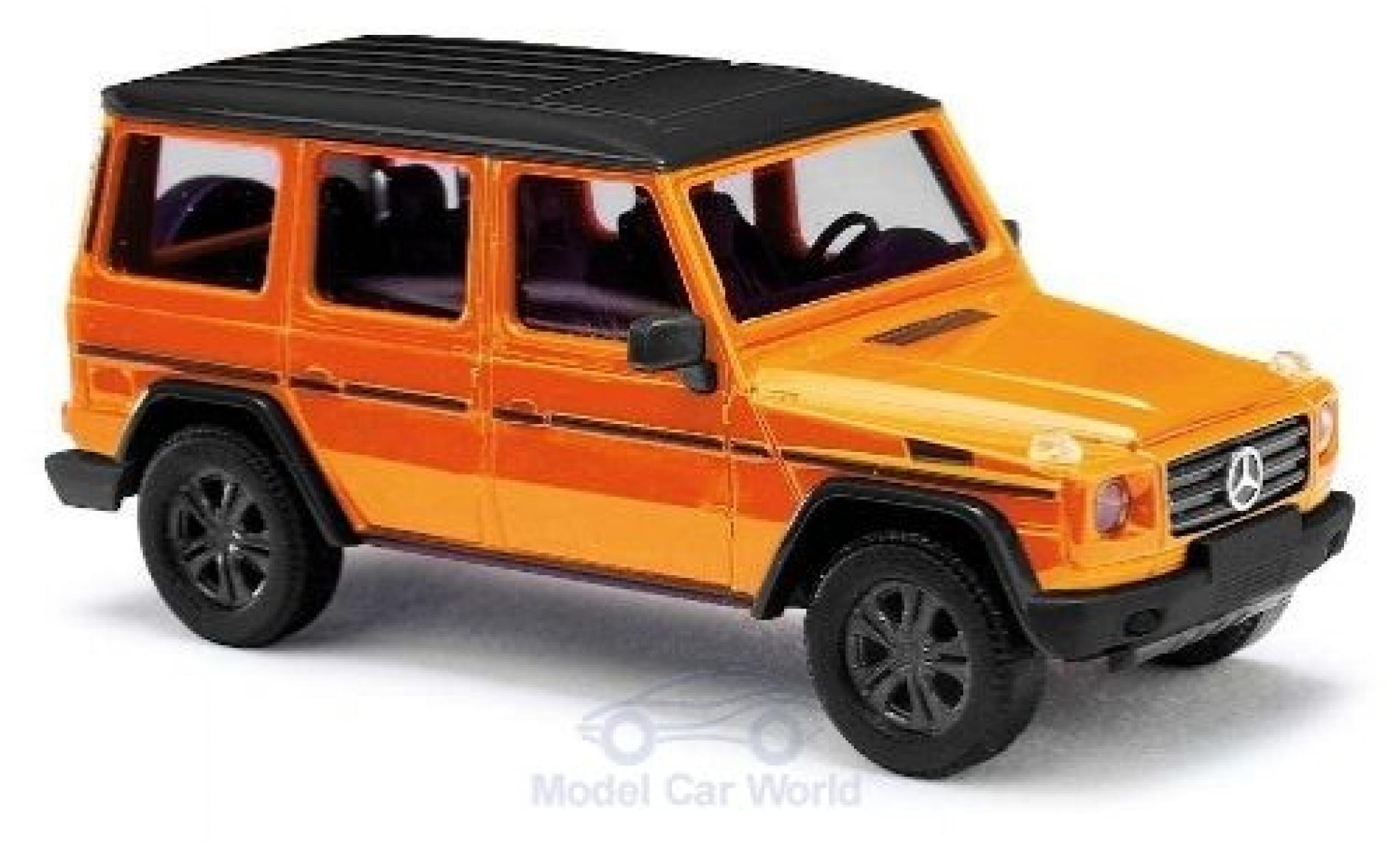 Mercedes Classe G 1/87 Busch (W463) orange/black 2008 Tuning diecast model cars