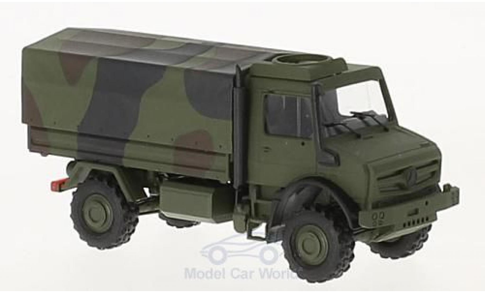 Mercedes Unimog 1/87 Busch U5023 2014 Milit&auml;r in Tarnfarbe diecast model cars