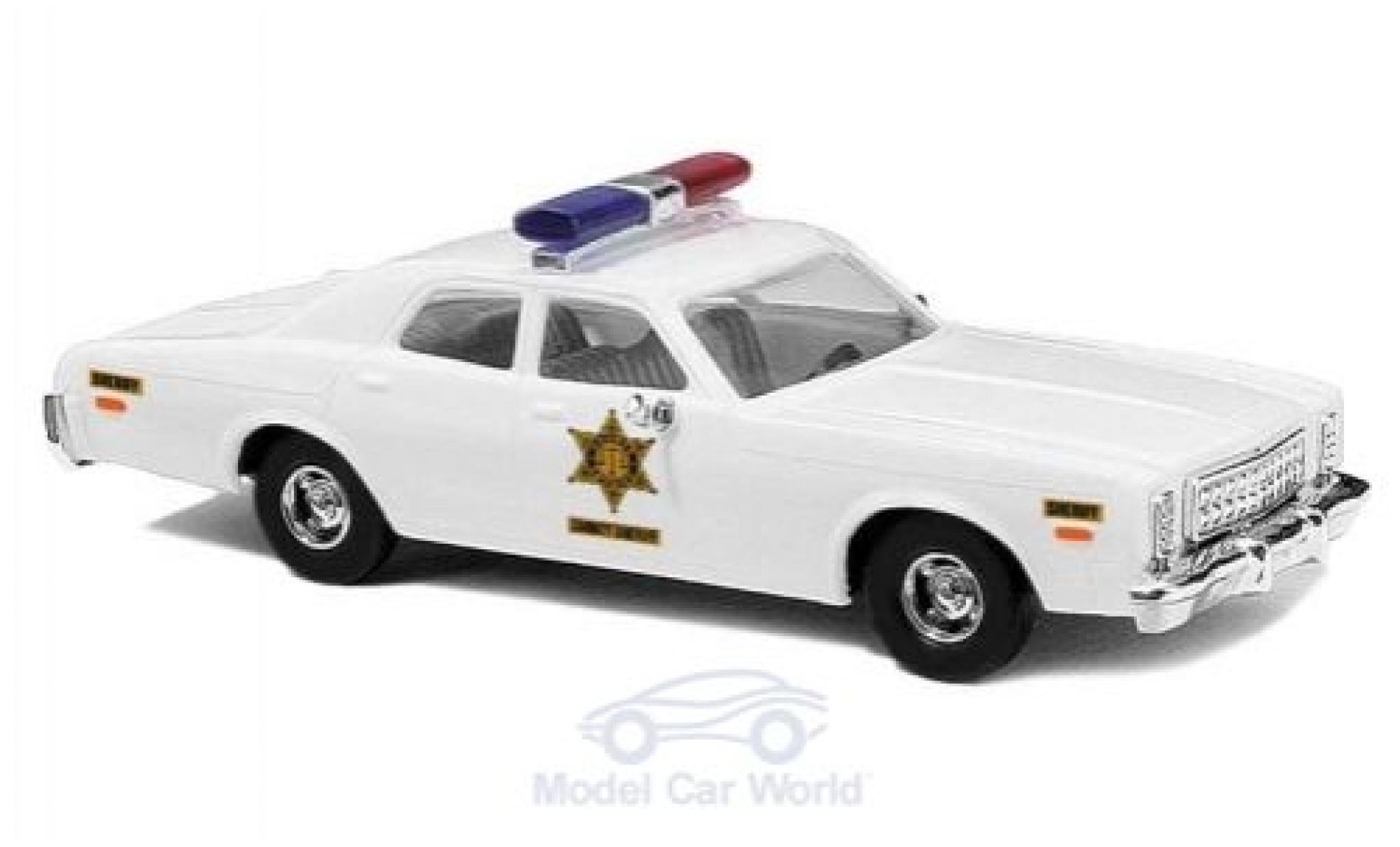 Plymouth Fury 1/87 Busch Sheriff 1976 diecast model cars