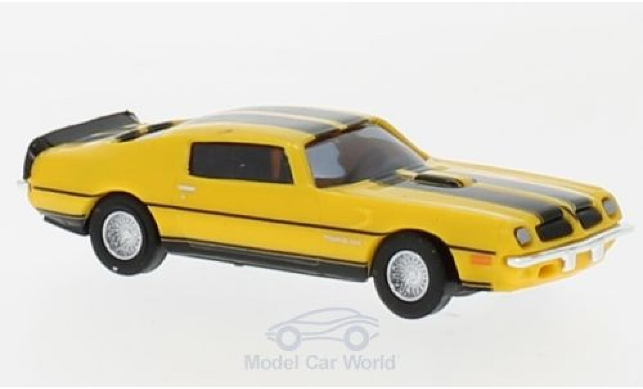 Pontiac Firebird 1/87 Busch TransAm yellow/black 1974 diecast model cars
