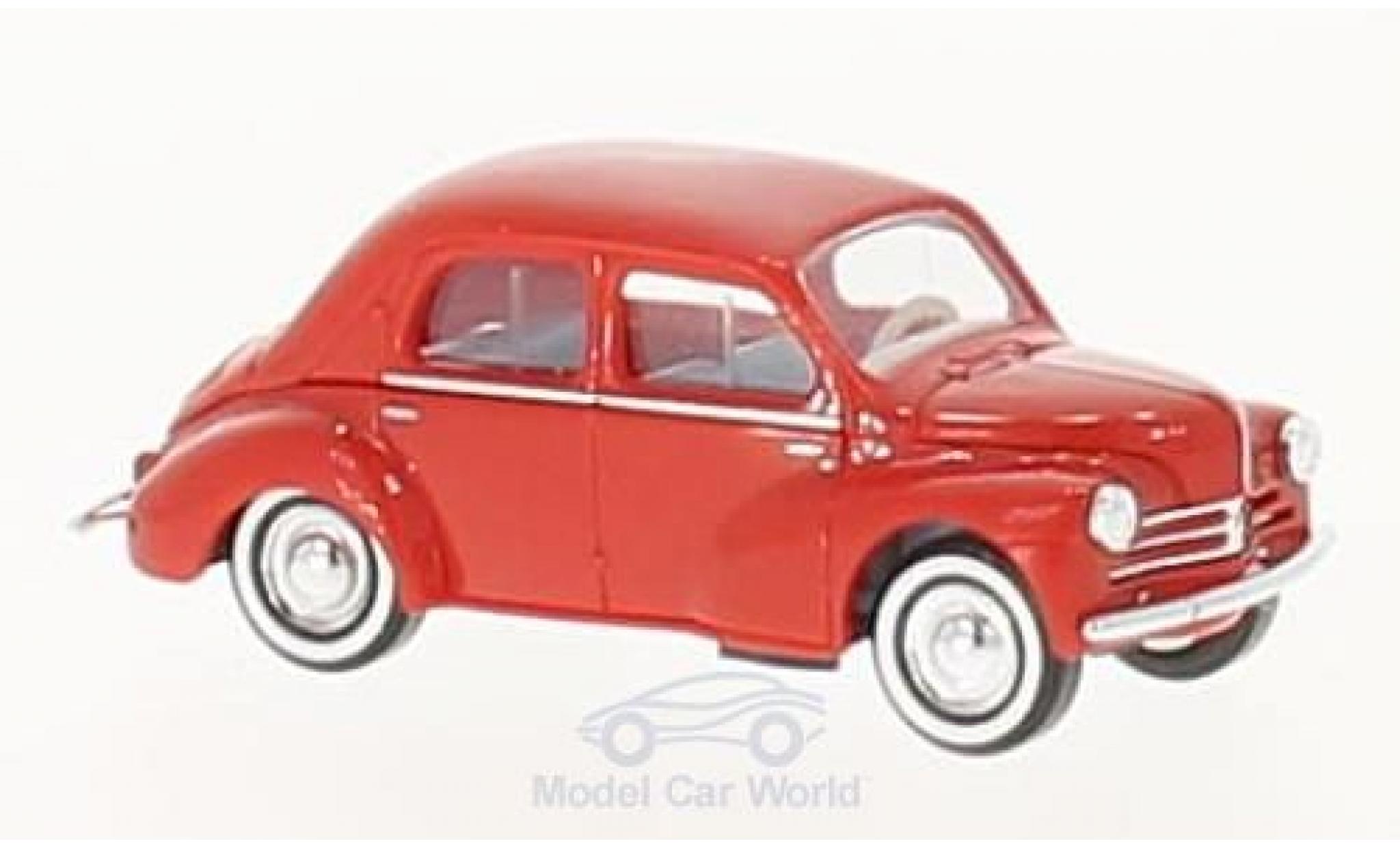 Renault 4CV 1/87 Busch red 1958 diecast model cars