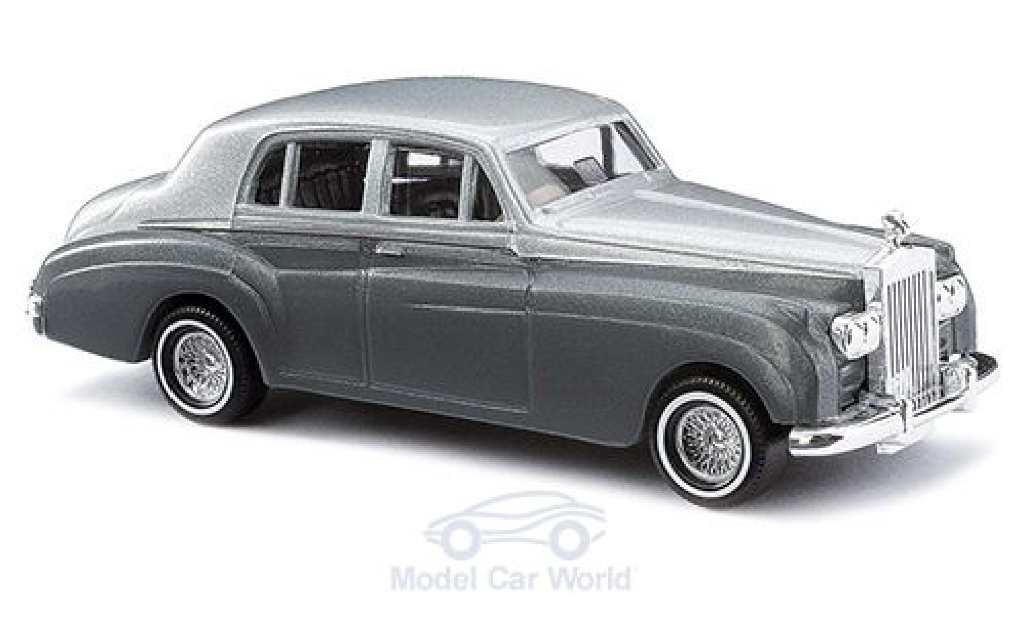 Rolls Royce Silver Cloud 1/87 Busch grey/metallic grey 1959 diecast model cars
