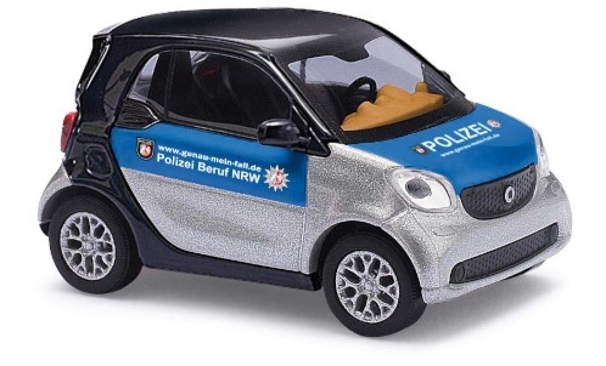 Smart ForTwo 1/87 Busch Fortwo Police 2014 diecast model cars