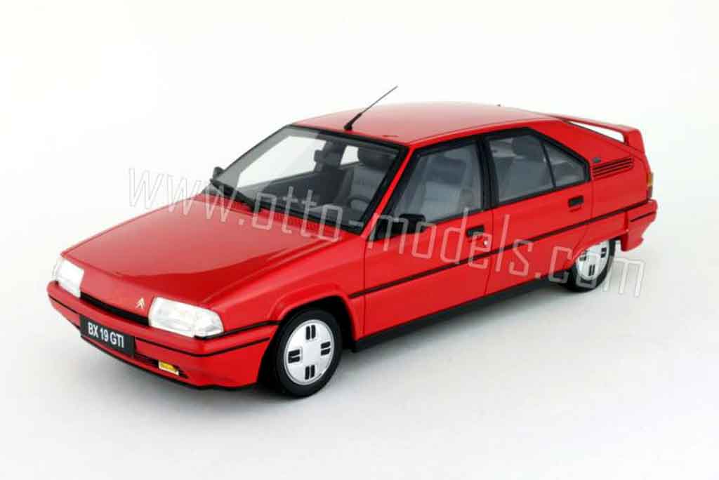 Citroen BX 1/18 Ottomobile 19 gti red diecast model cars
