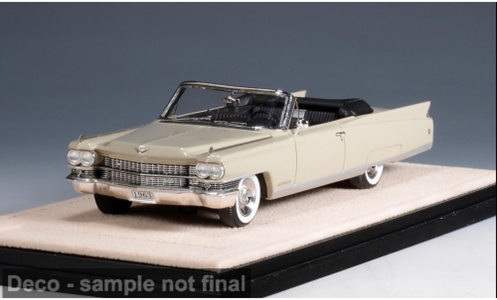 Cadillac Eldorado 1/43 Stamp Models Biarritz beige/black 1963 1:43 diecast model cars