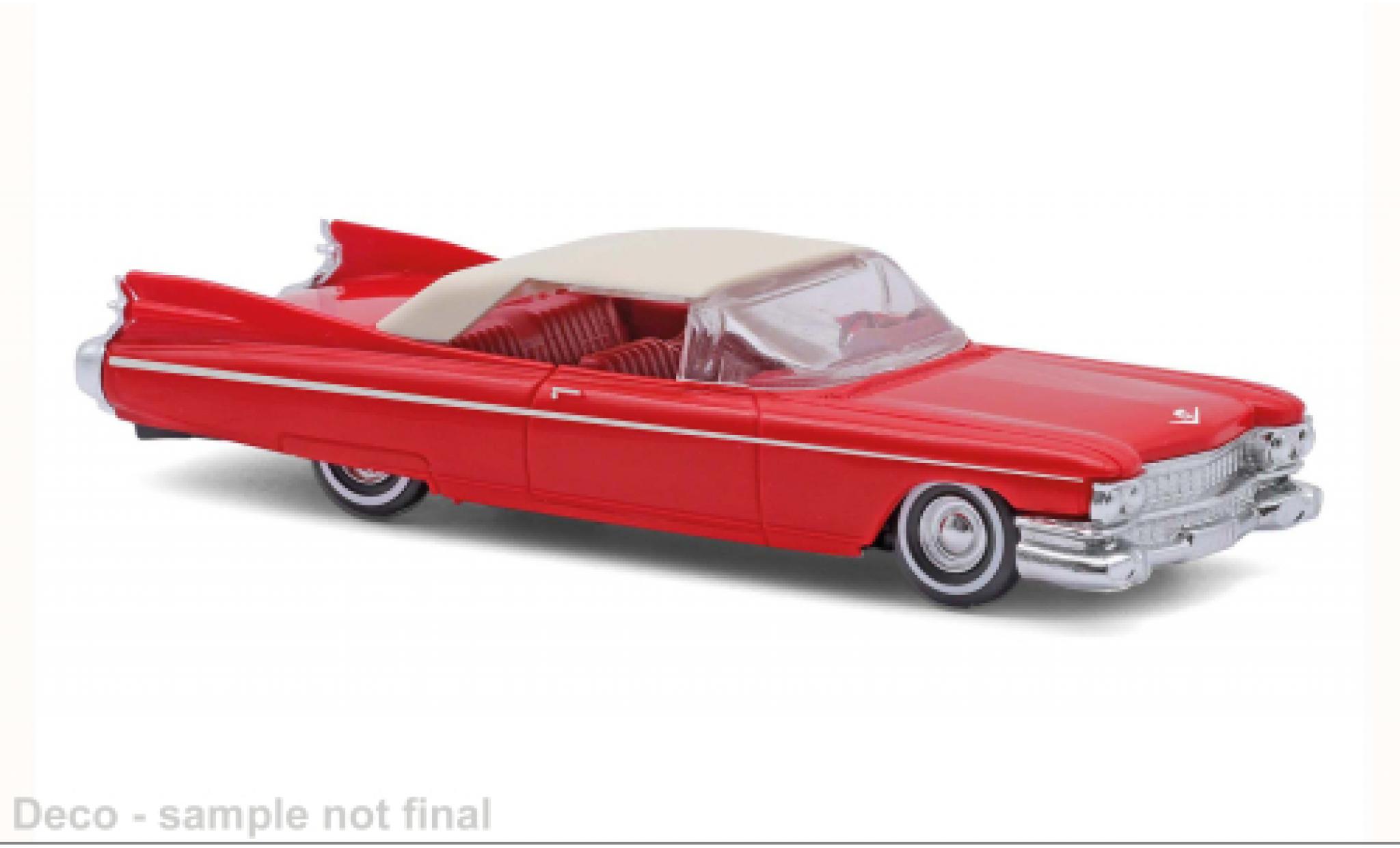 Cadillac Eldorado 1/87 Busch red/beige 1959 1:87 diecast model cars