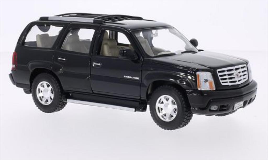 Cadillac Escalade 1/24 Welly black 2002 diecast model cars