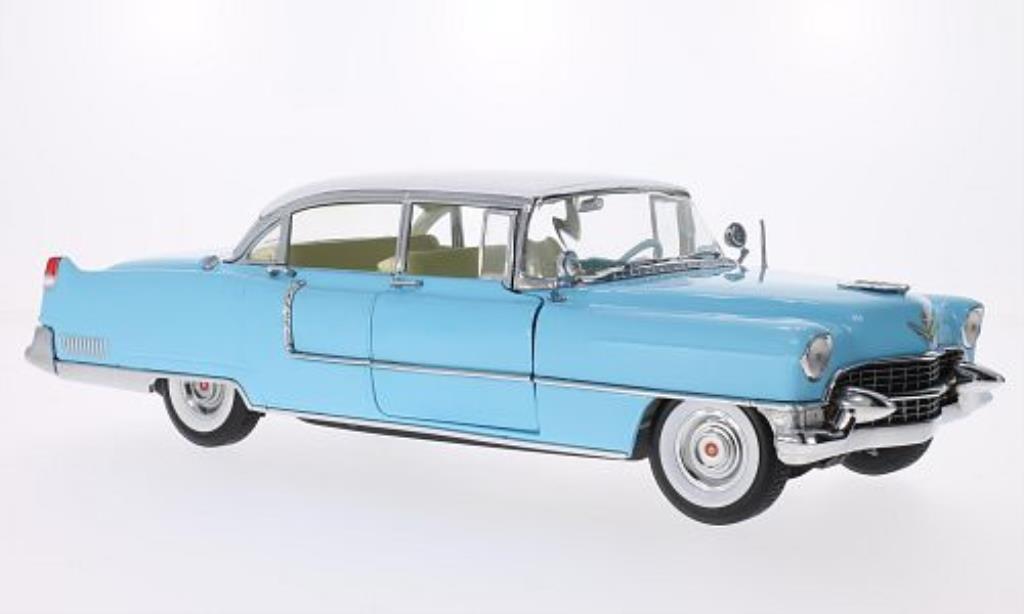 Cadillac Fleetwood 1/18 Greenlight Series 60 Special blue/white 1955 diecast model cars