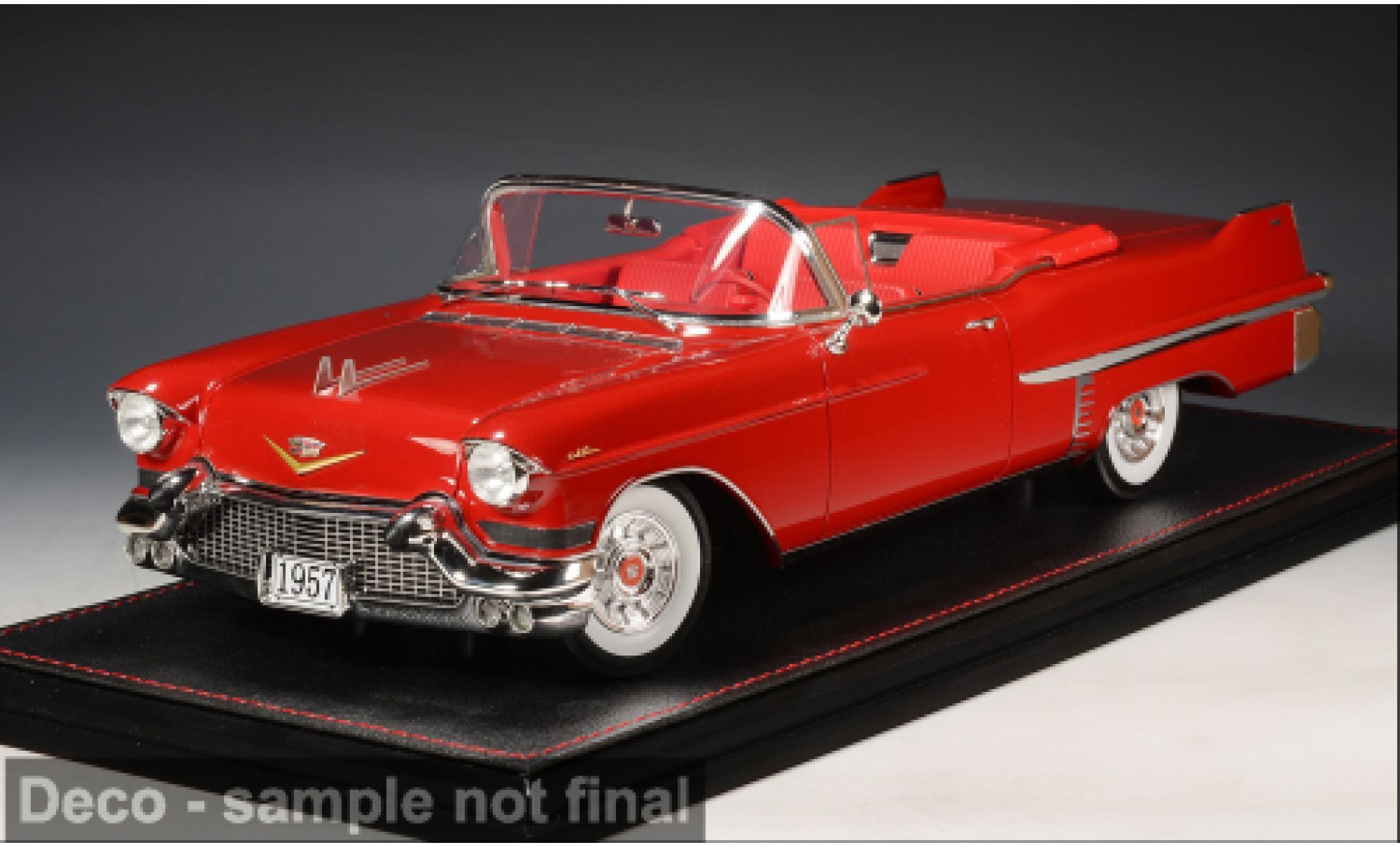 Cadillac Series 62 1/18 Stamp Models Convertible red 1957 1:18 diecast model cars
