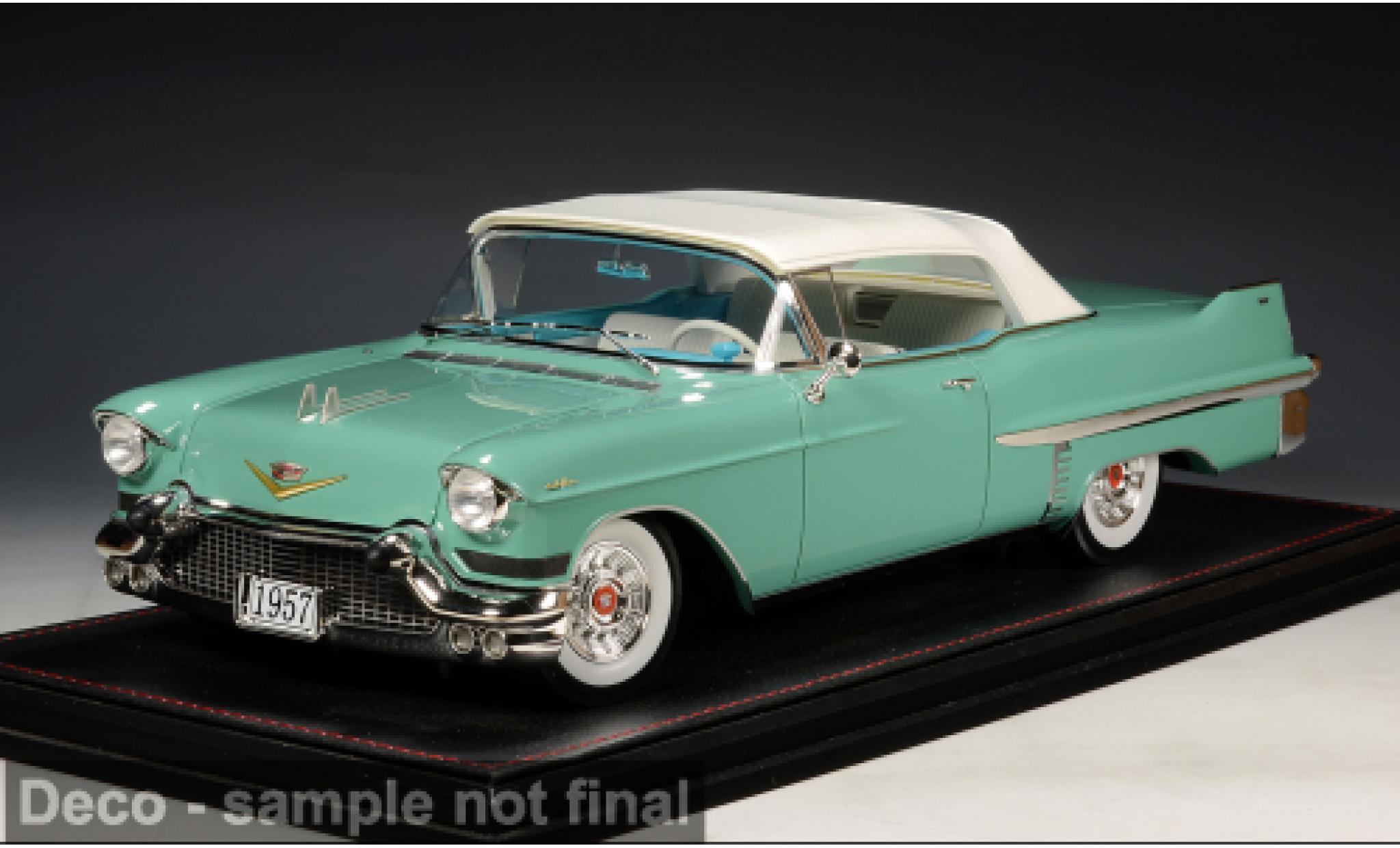 Cadillac Series 62 1/18 Stamp Models Convertible t&uuml;rkis/white 1957 1:18 diecast model cars