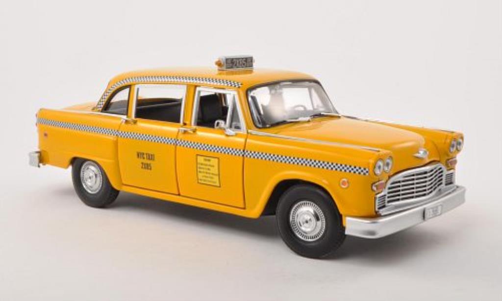 Checker Taxi 1/18 Greenlight Cab NYC Friends 1977 diecast model cars