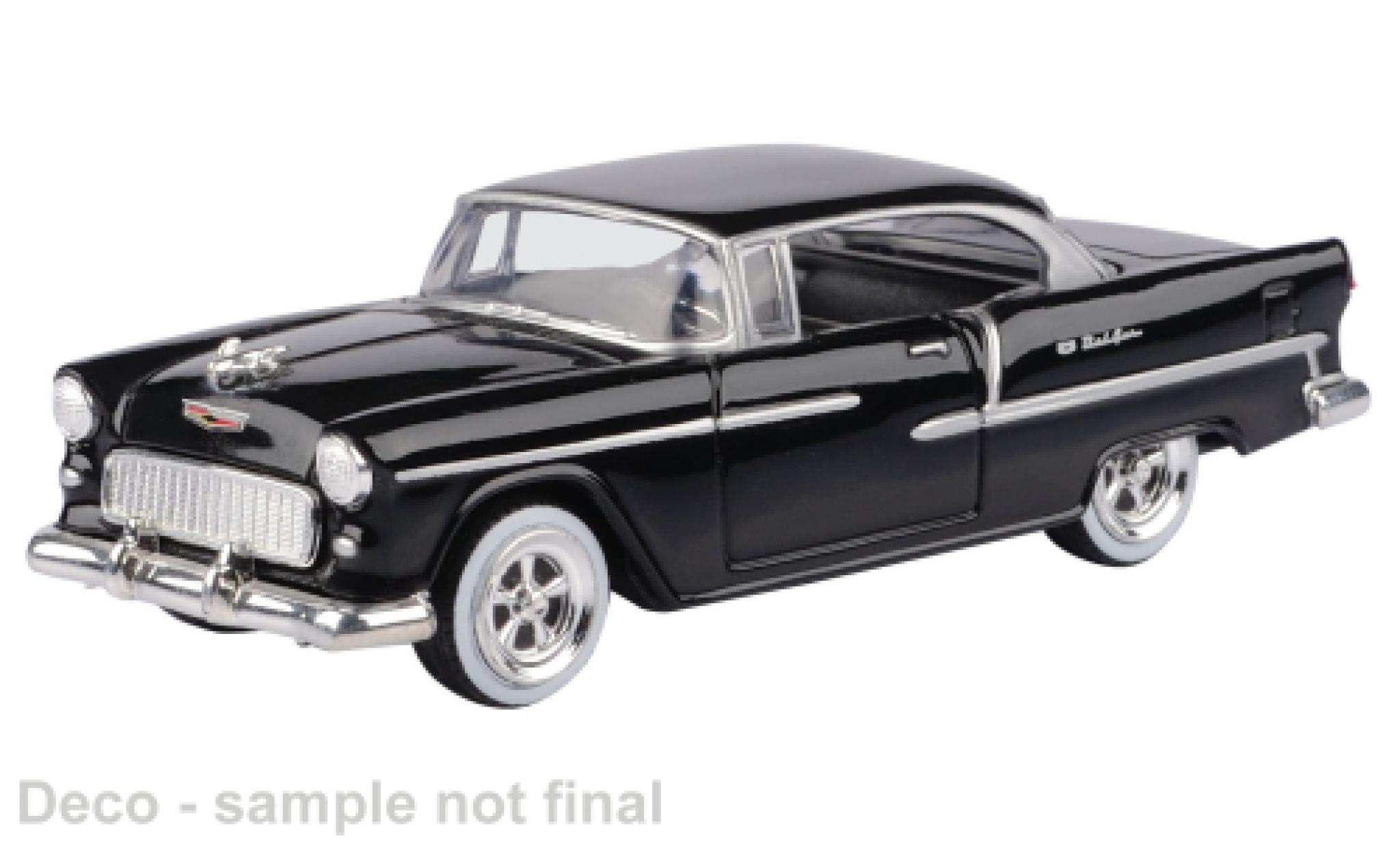 Chevrolet Bel Air 1/43 Motormax black 1955 1:43 diecast model cars