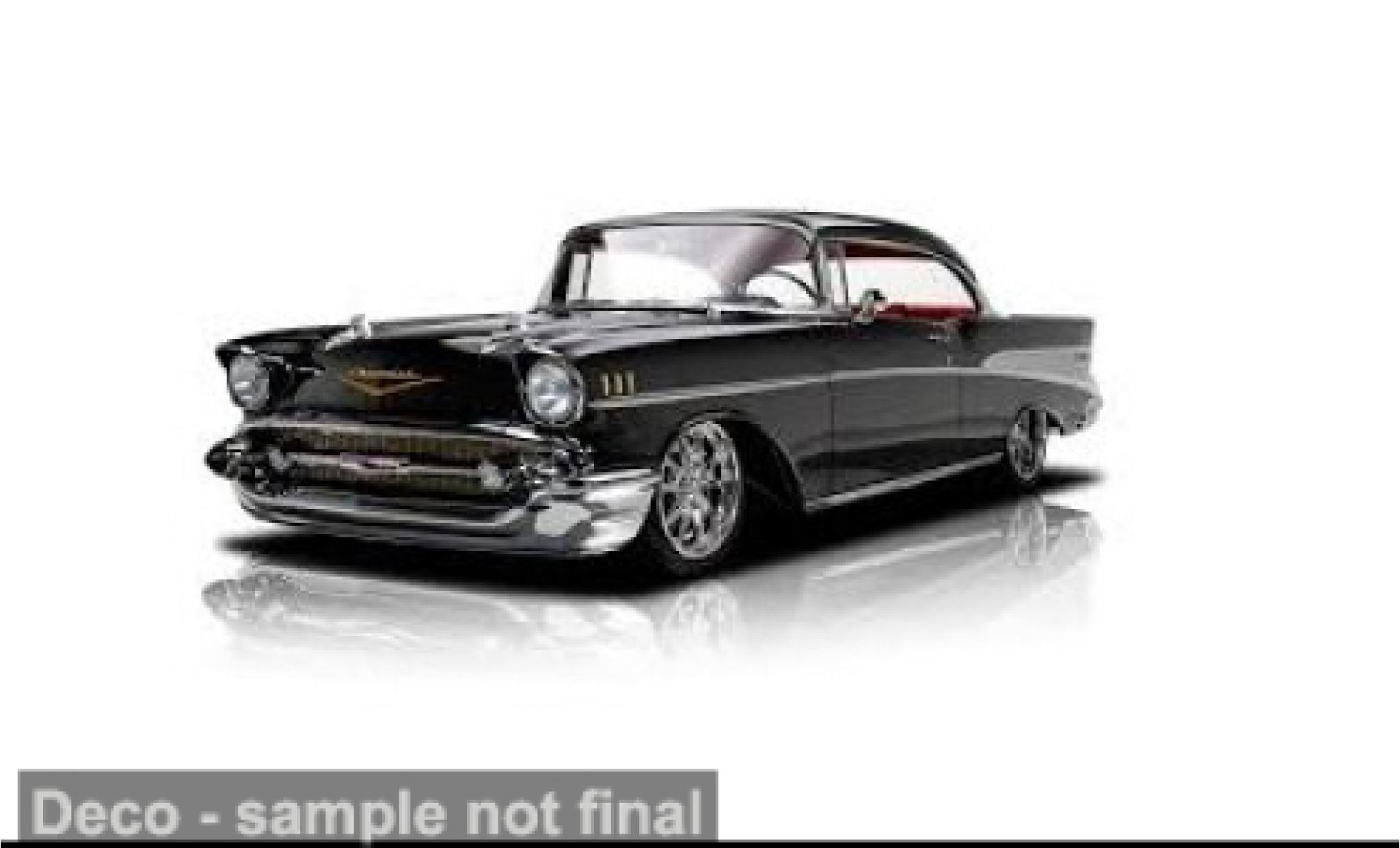 Chevrolet Bel Air 1/18 Maisto black 1957 1:18 diecast model cars