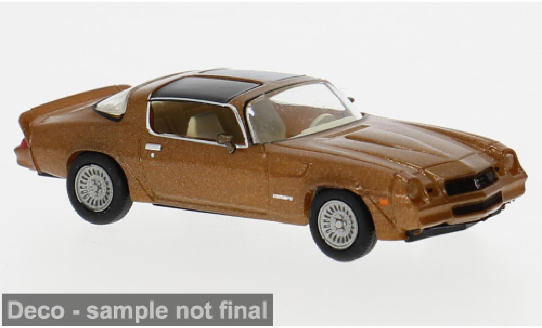 Chevrolet Camaro 1/87 Brekina brown 1980 1:87 diecast model cars