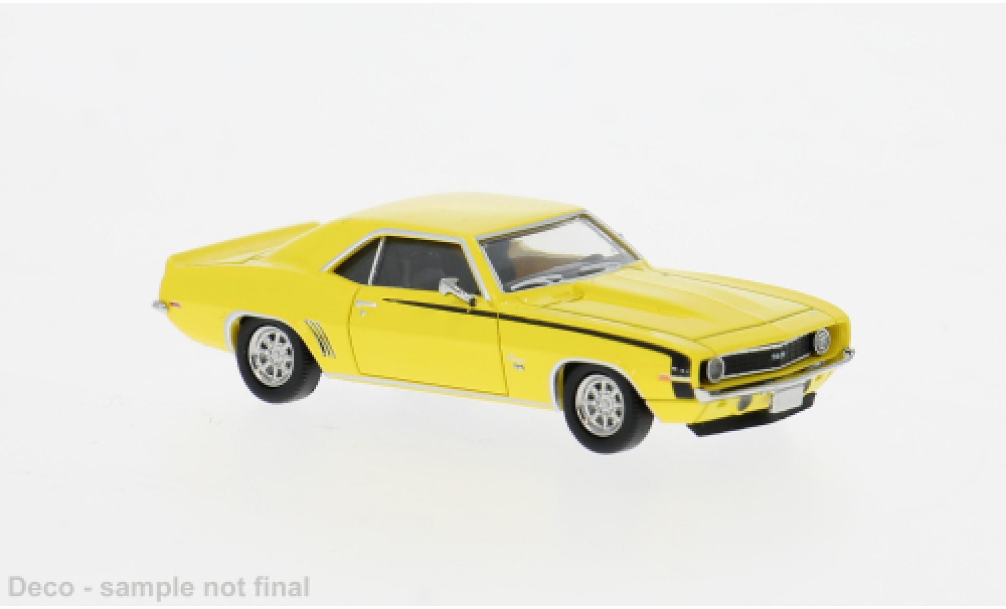 Chevrolet Camaro 1/87 Brekina yellow 1969 1:87 diecast model cars