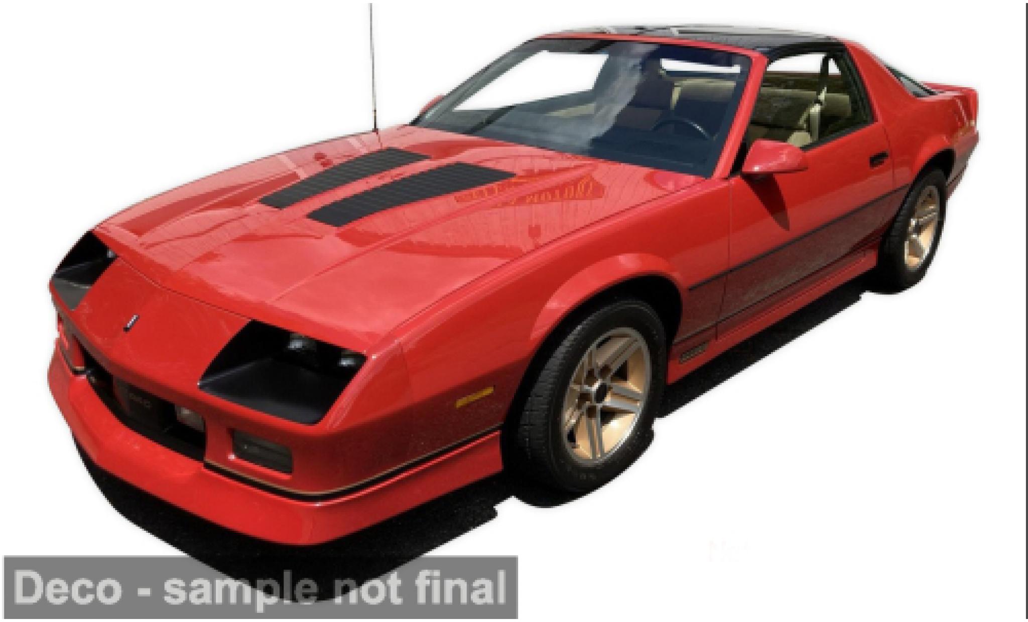 Chevrolet Camaro 1/18 Sun Star IROC red 1:18 diecast model cars