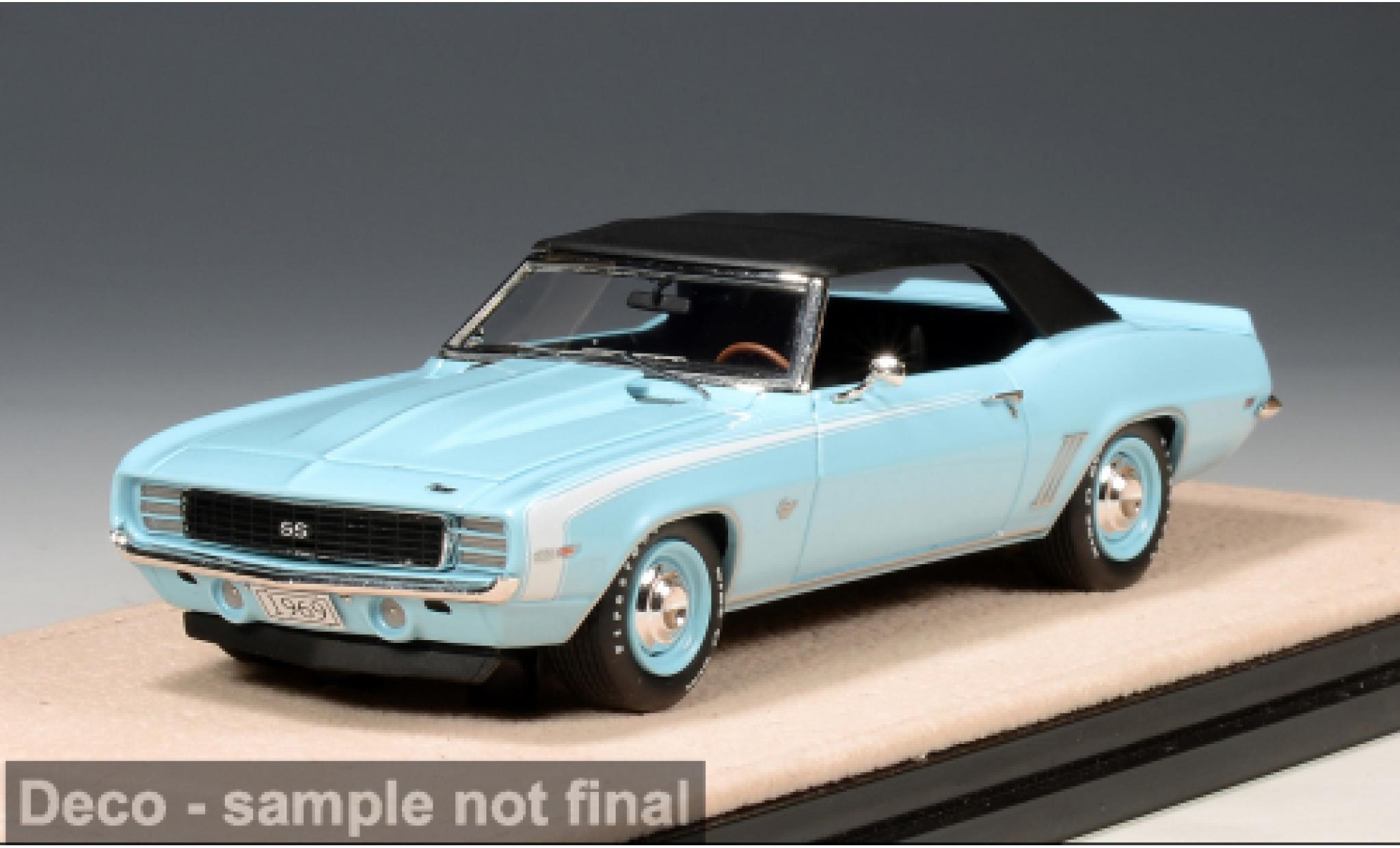 Chevrolet Camaro 1/43 Stamp Models RS/SS blue/black 1969 1:43 diecast model cars