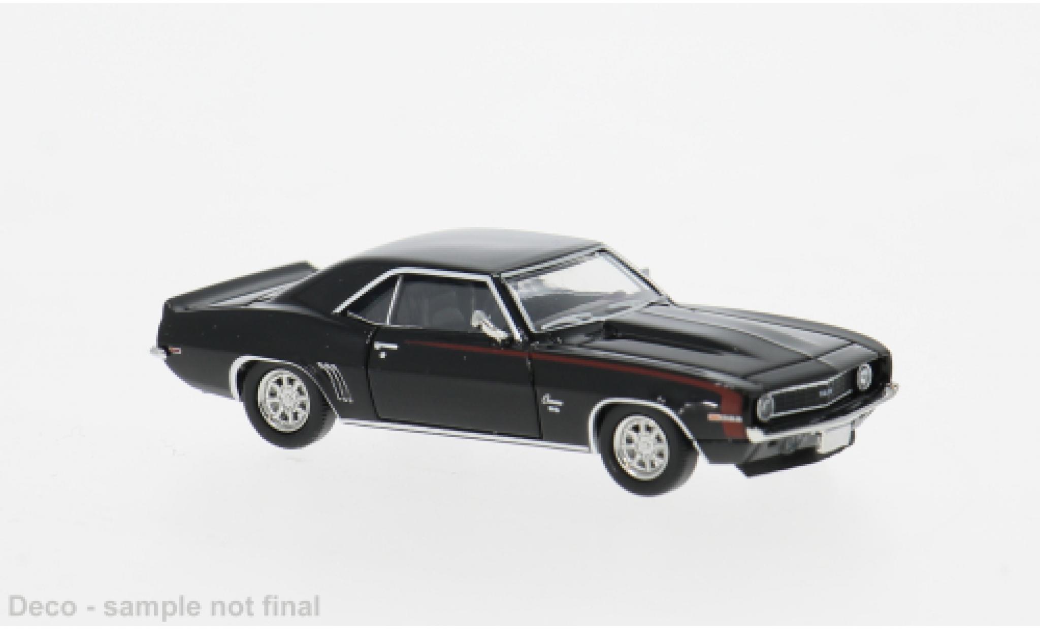 Chevrolet Camaro 1/87 Brekina black 1969 1:87 diecast model cars