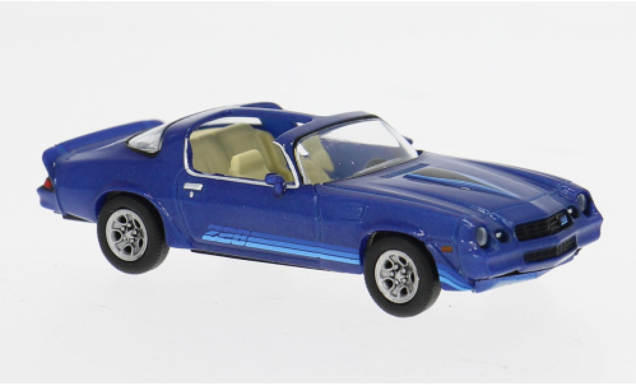 Chevrolet Camaro 1/87 Brekina Z28 blue 1980 1:87 diecast model cars