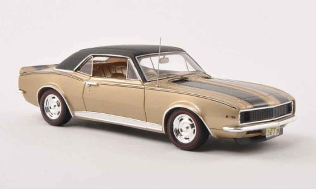 Chevrolet Camaro Z28 1/43 Spark Z28 gold/black/matt-black 1967 diecast model cars