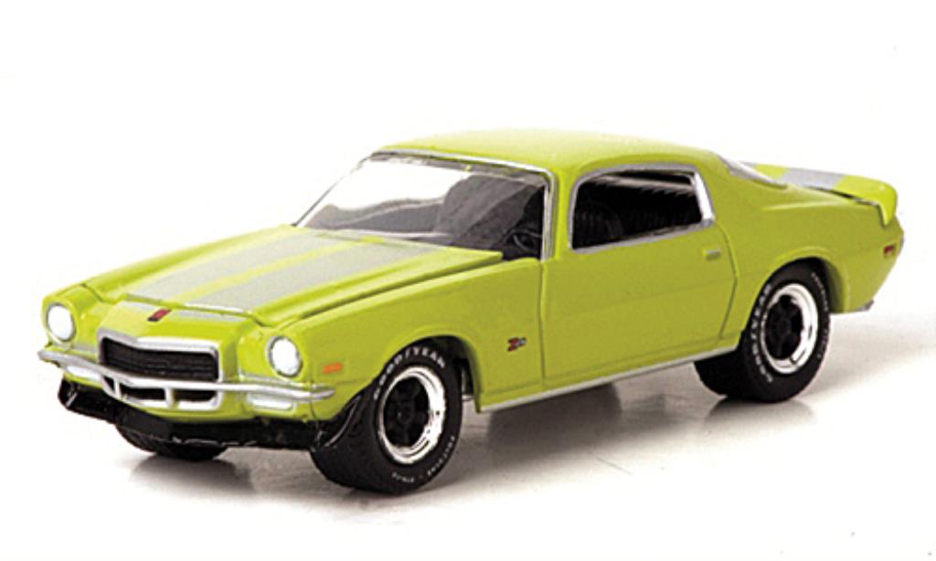 Chevrolet Camaro Z28 1/64 Greenlight Z28 grun/grey 1972 diecast model cars